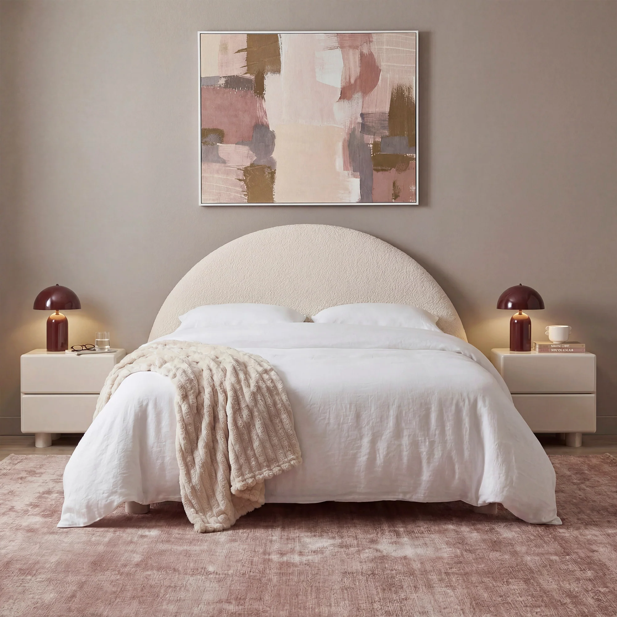 Tillie Bedside Table Off-White - Image 10