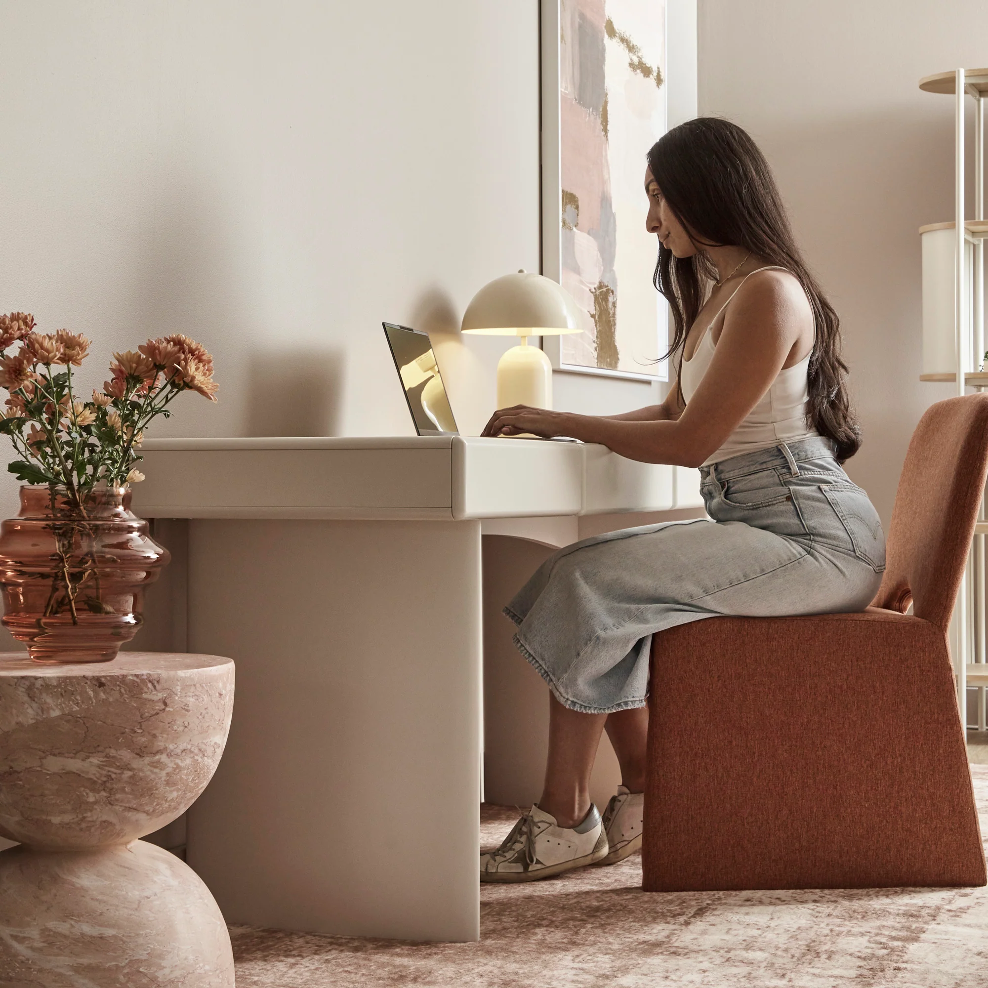 Tillie Desk Off-White - Image 7