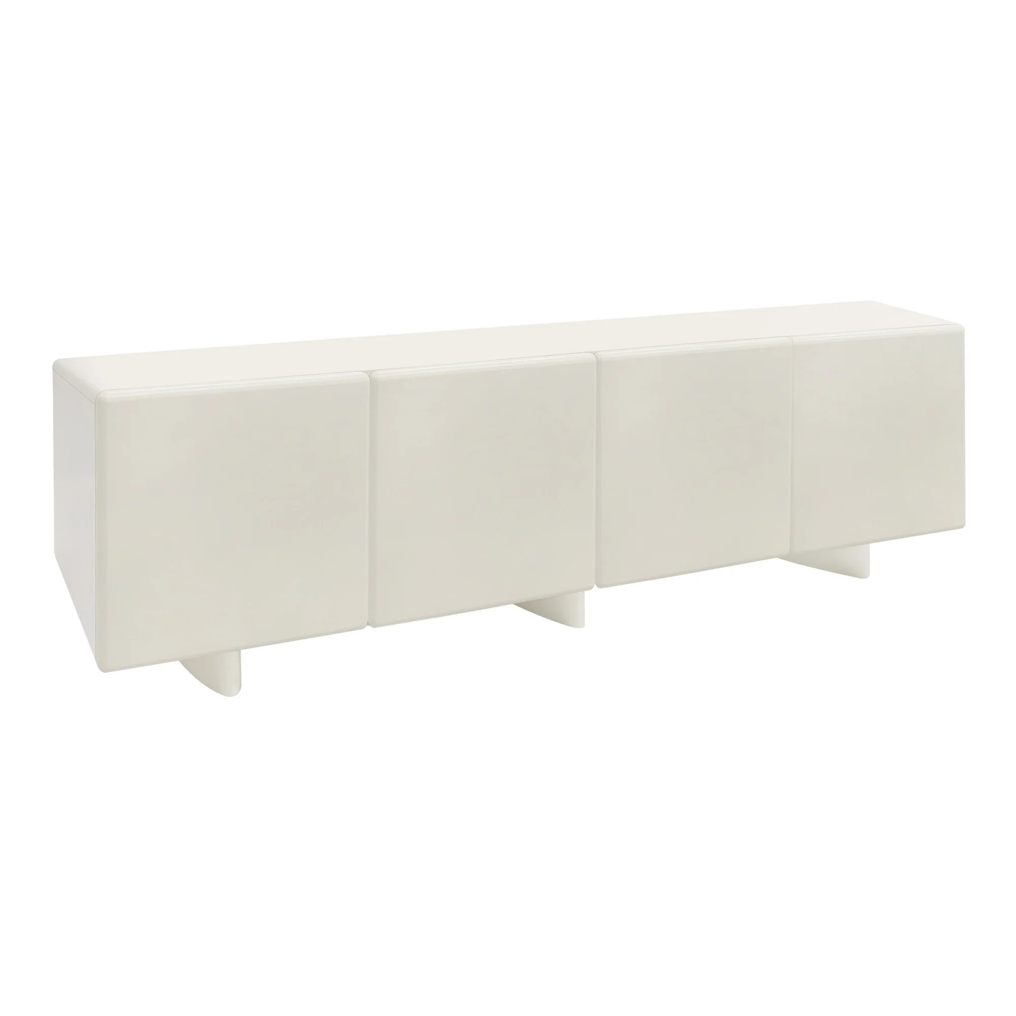 Tillie Entertainment Unit Off-White (160cm) - Image 2