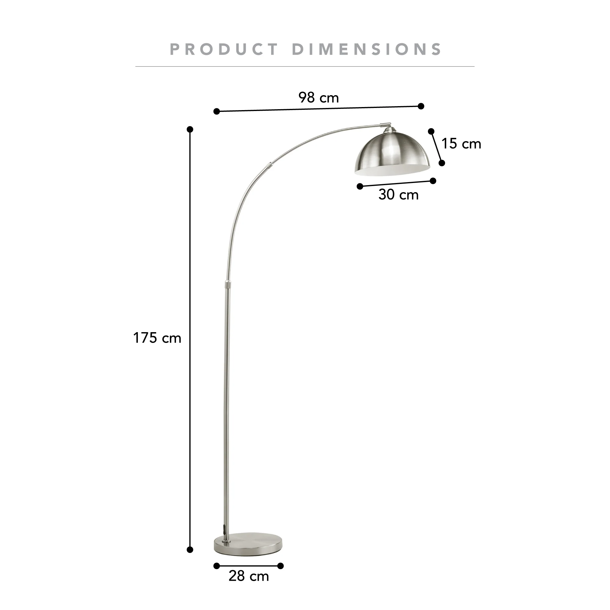 Tokyo Floor Lamp Nickel - Image 3