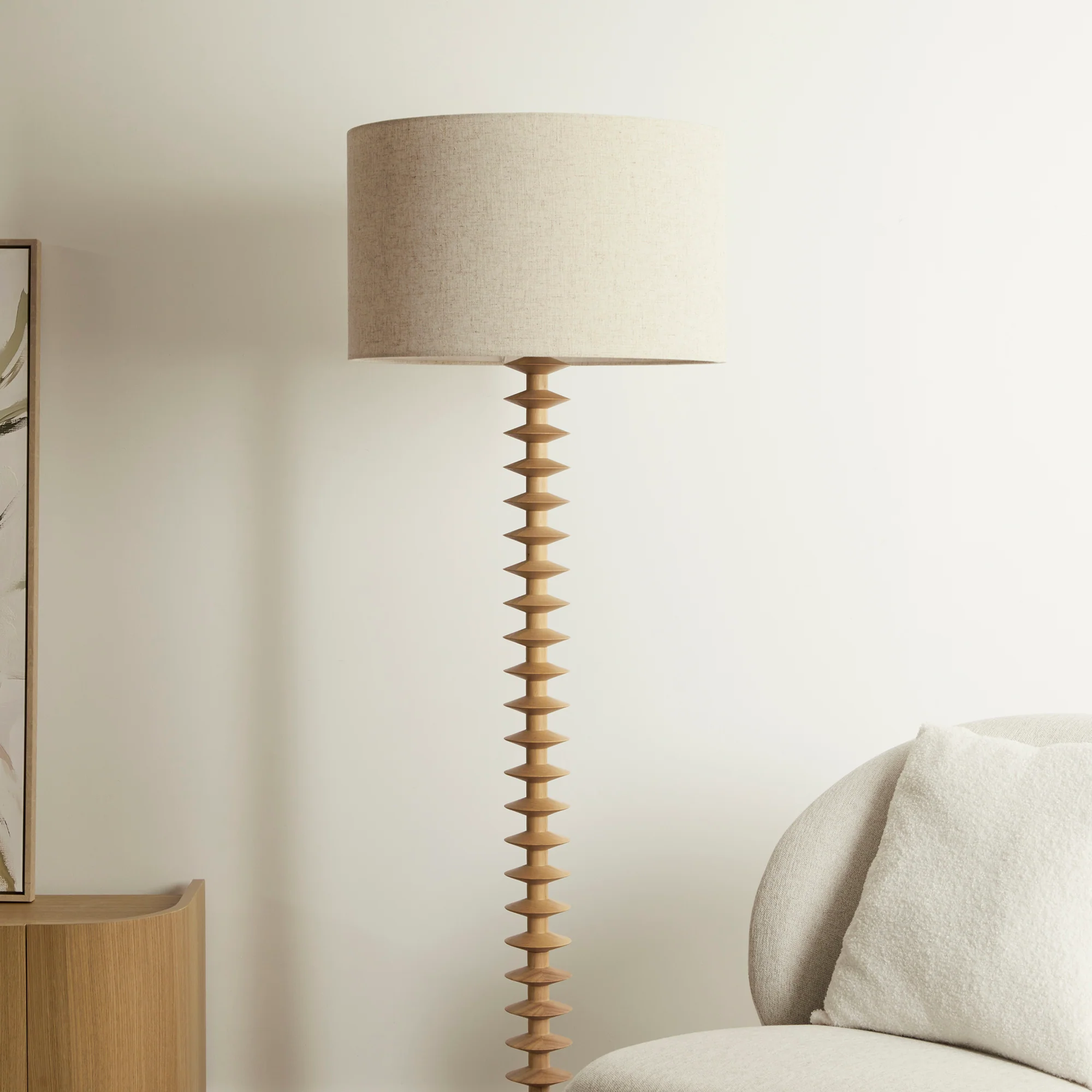 Valentina Floor Lamp Natural - Image 4
