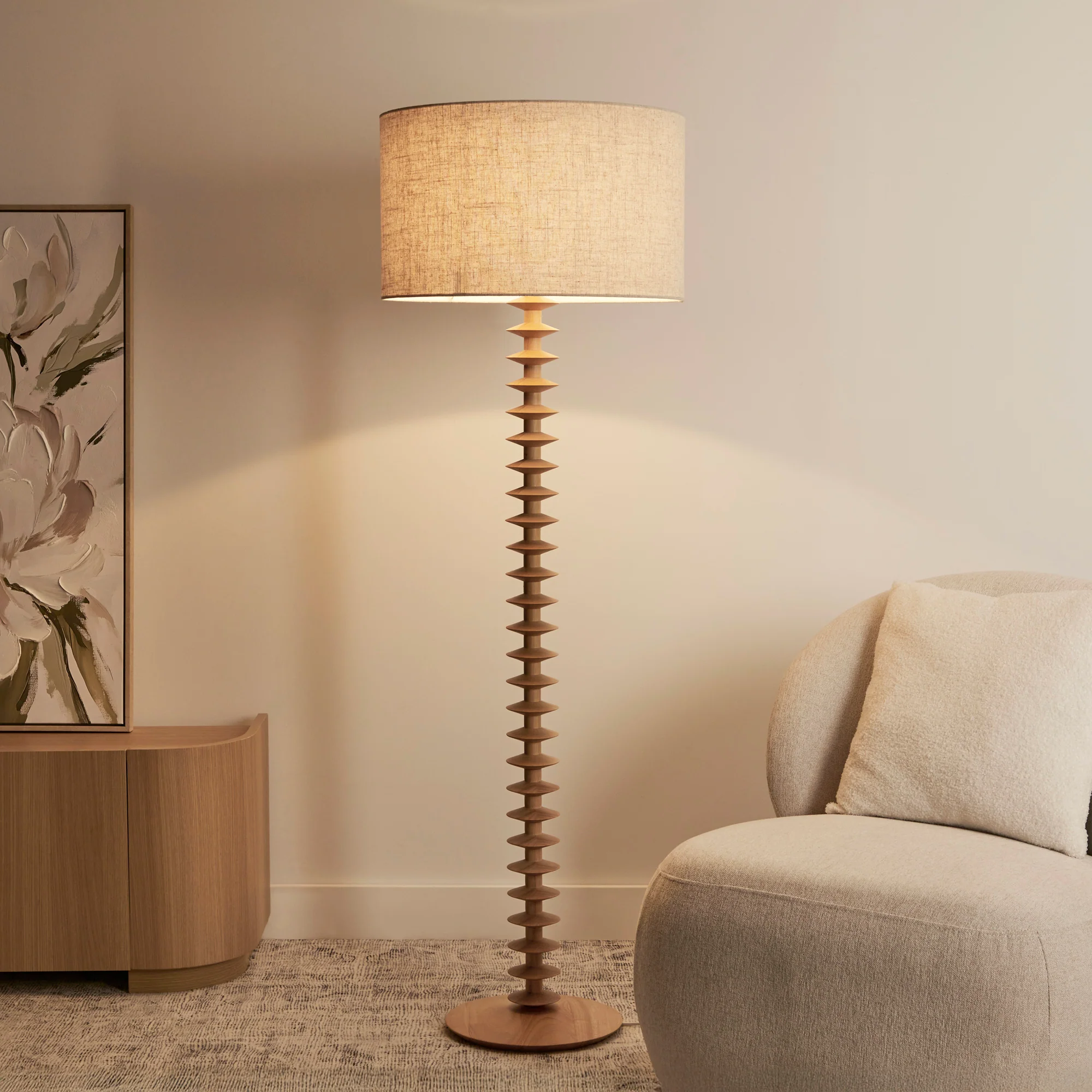Valentina Floor Lamp Natural - Image 6