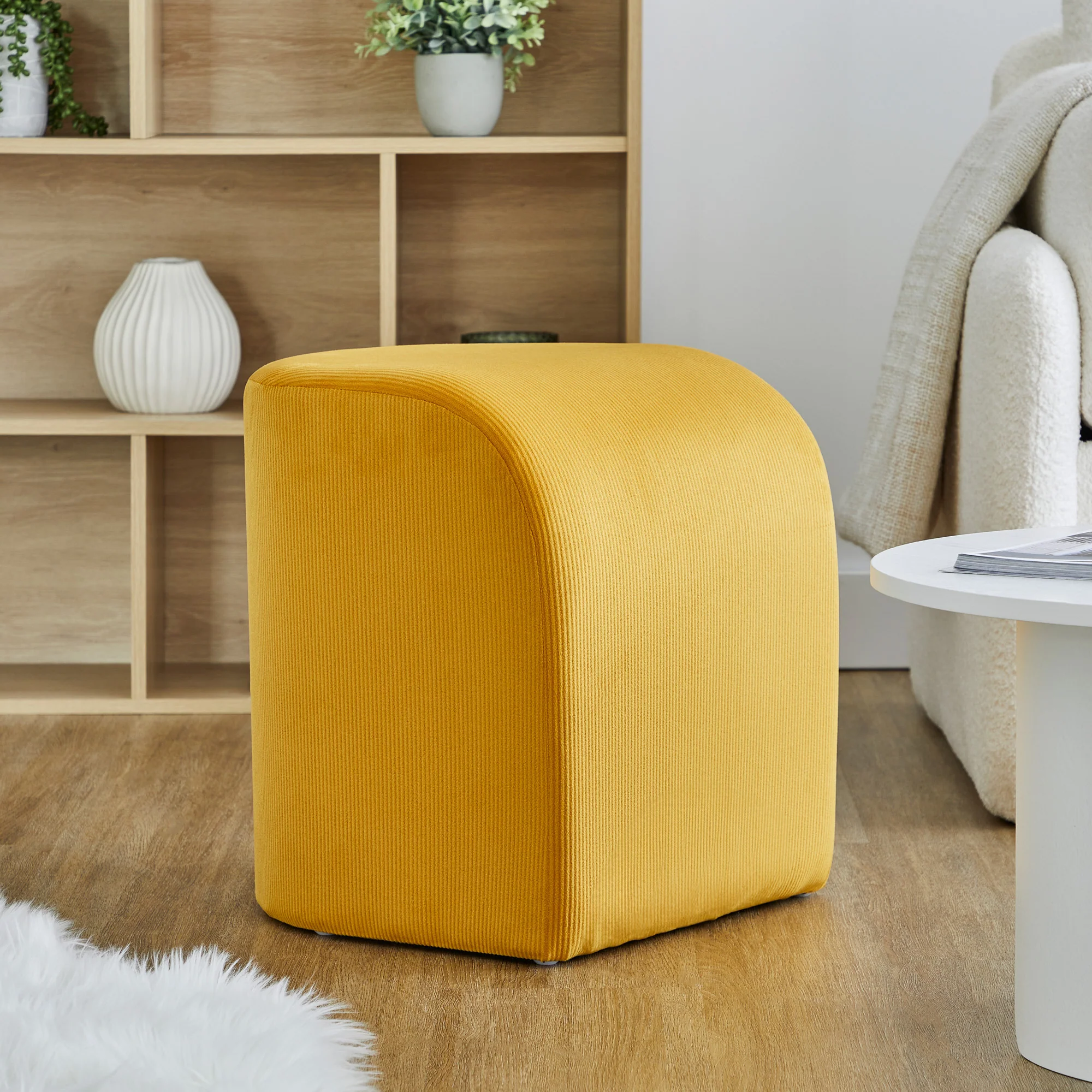Wave Ottoman Yellow - Image 6