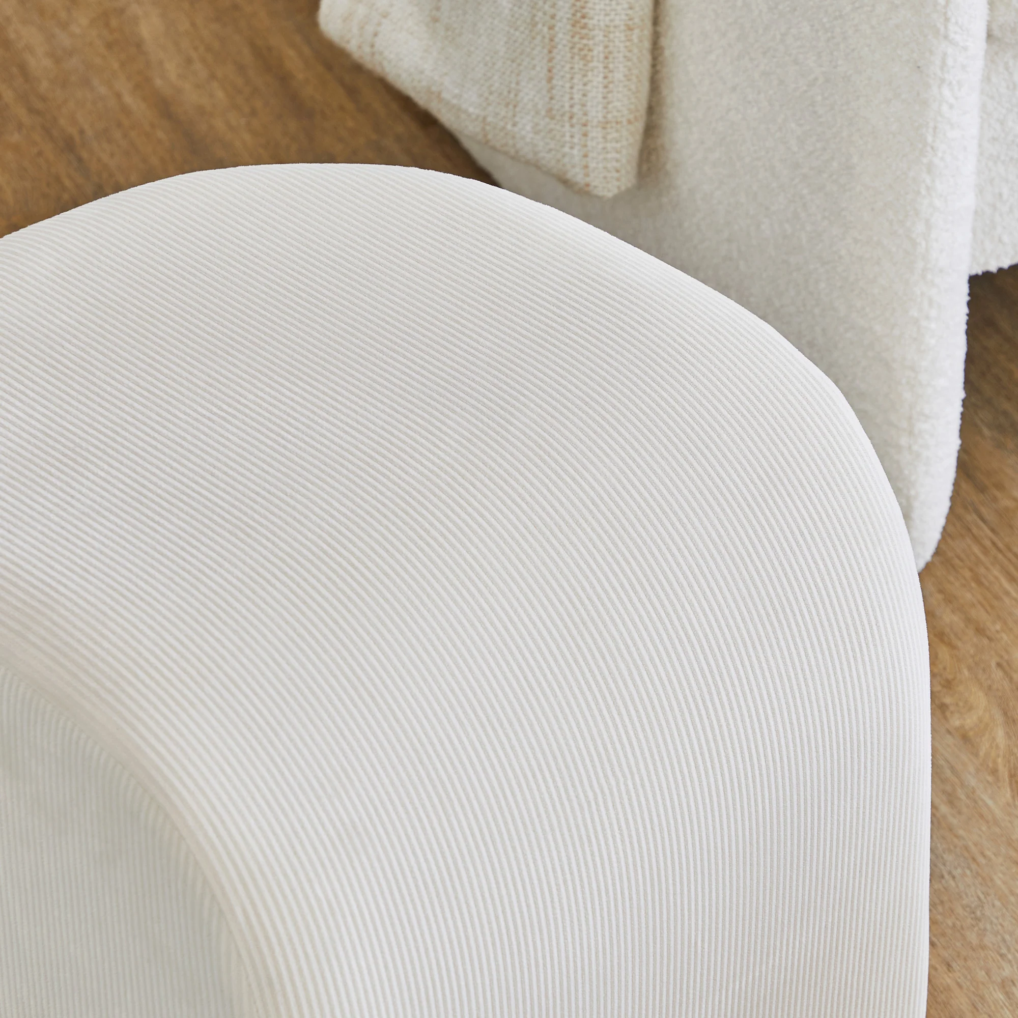 Wave Ottoman Cream - Image 4