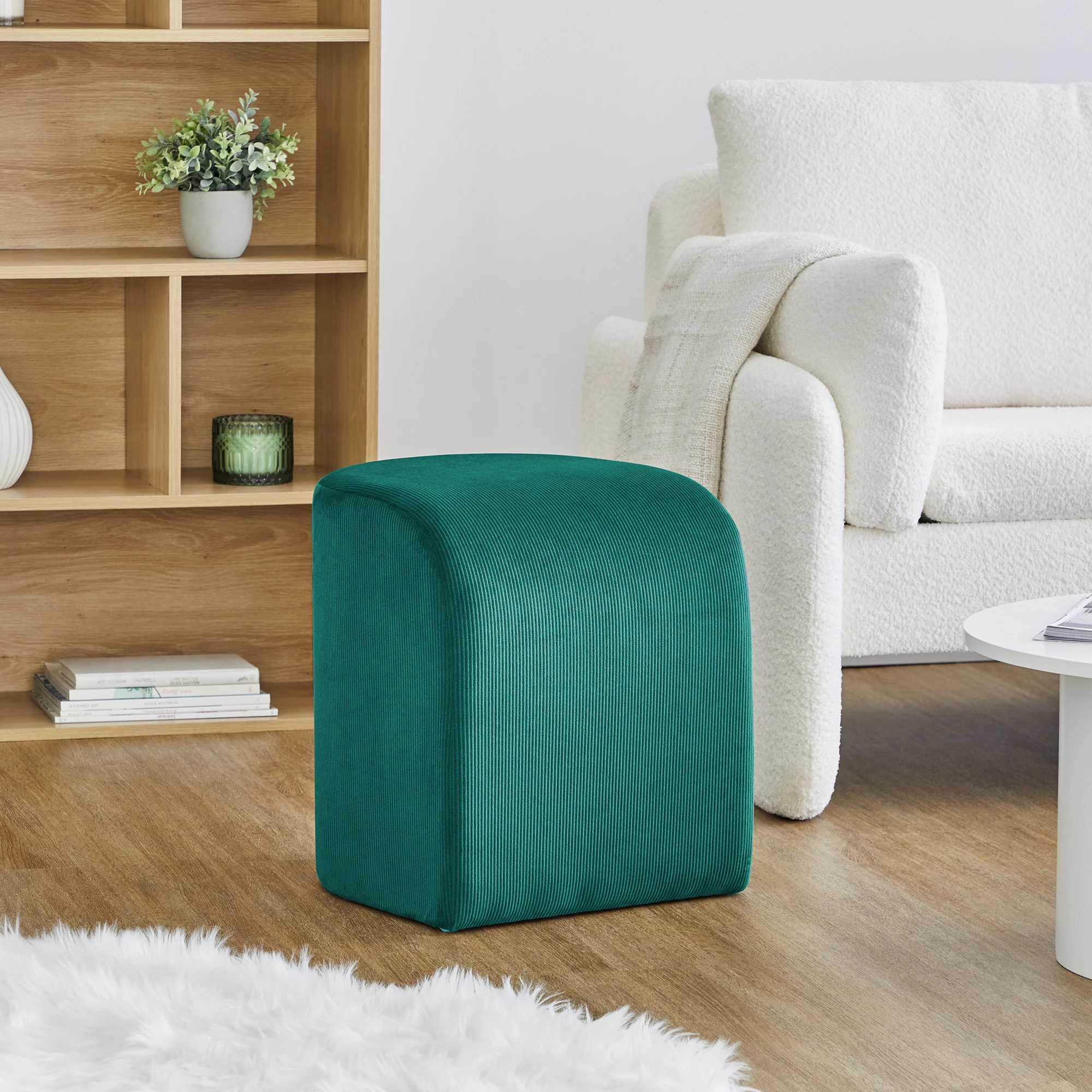 Wave Ottoman Green - Image 5