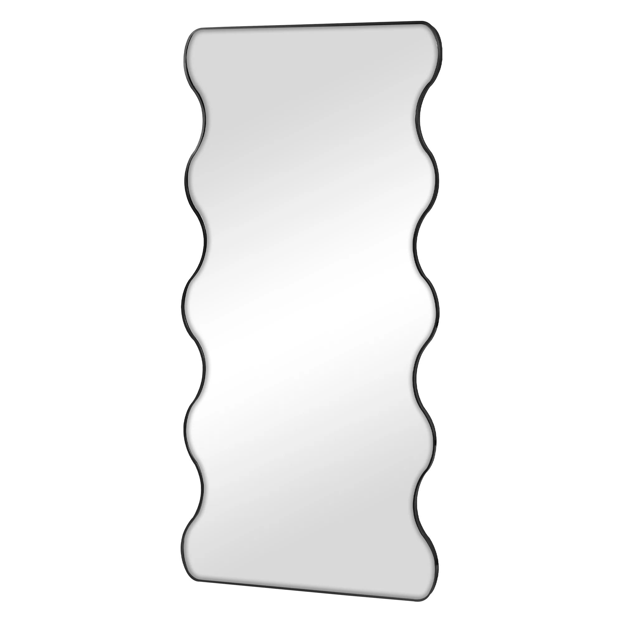 Wavy 165cm Mirror Black - Image 11