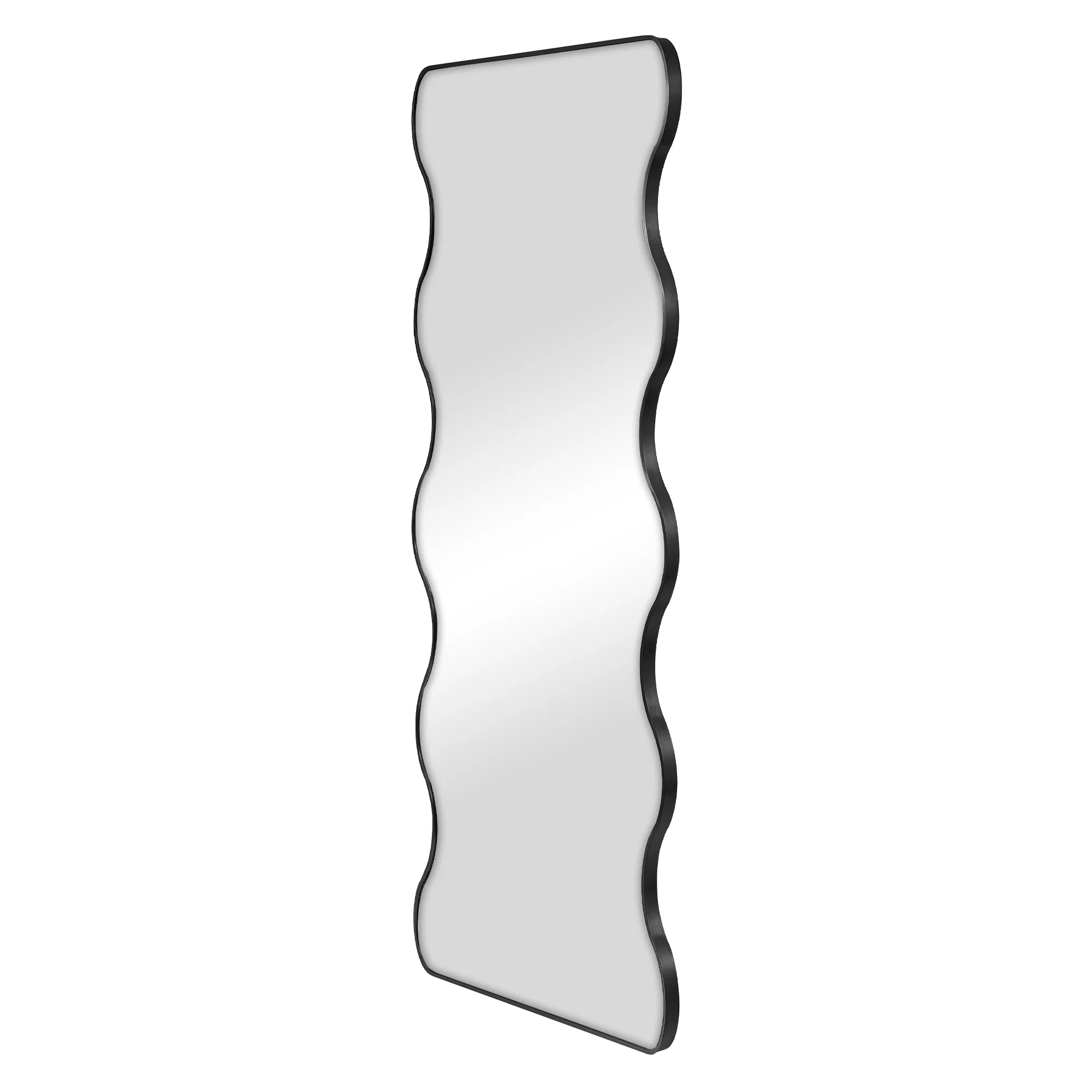 Wavy 165cm Mirror Black - Image 12