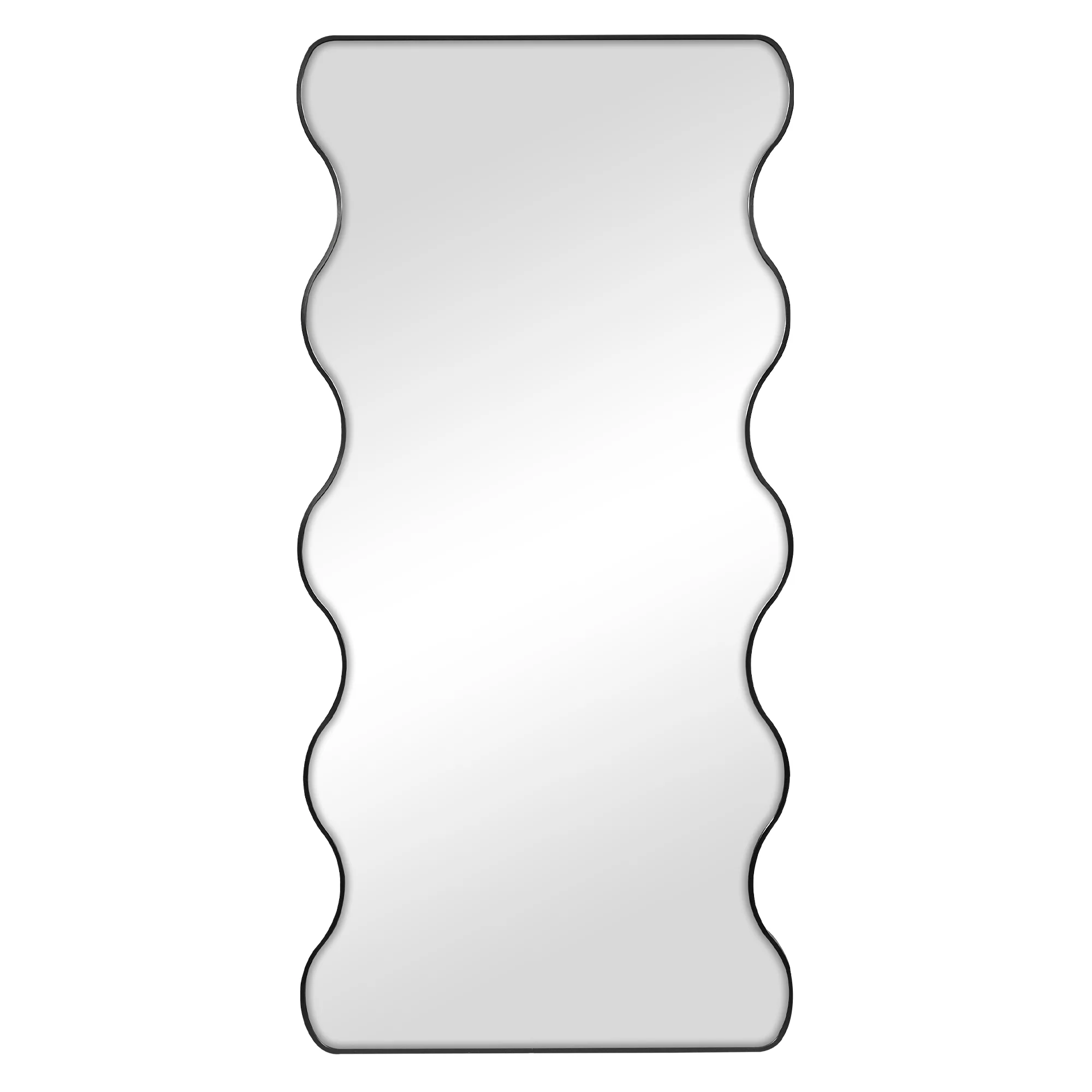 Wavy 165cm Mirror Black - Image 2