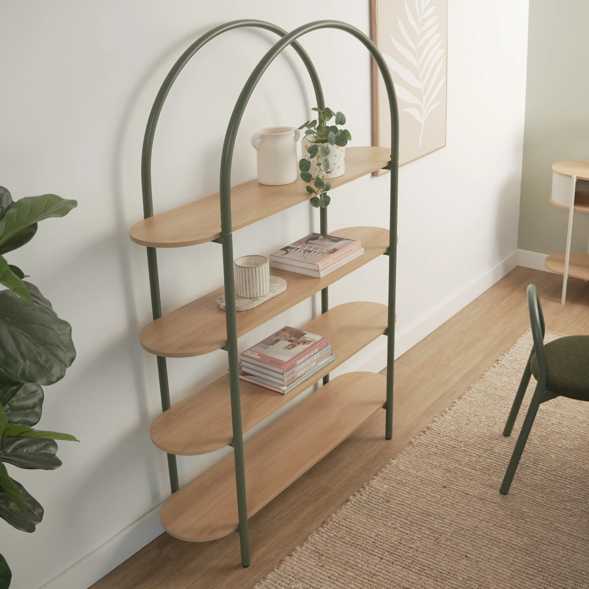 Willow Shelving Green - Image 8