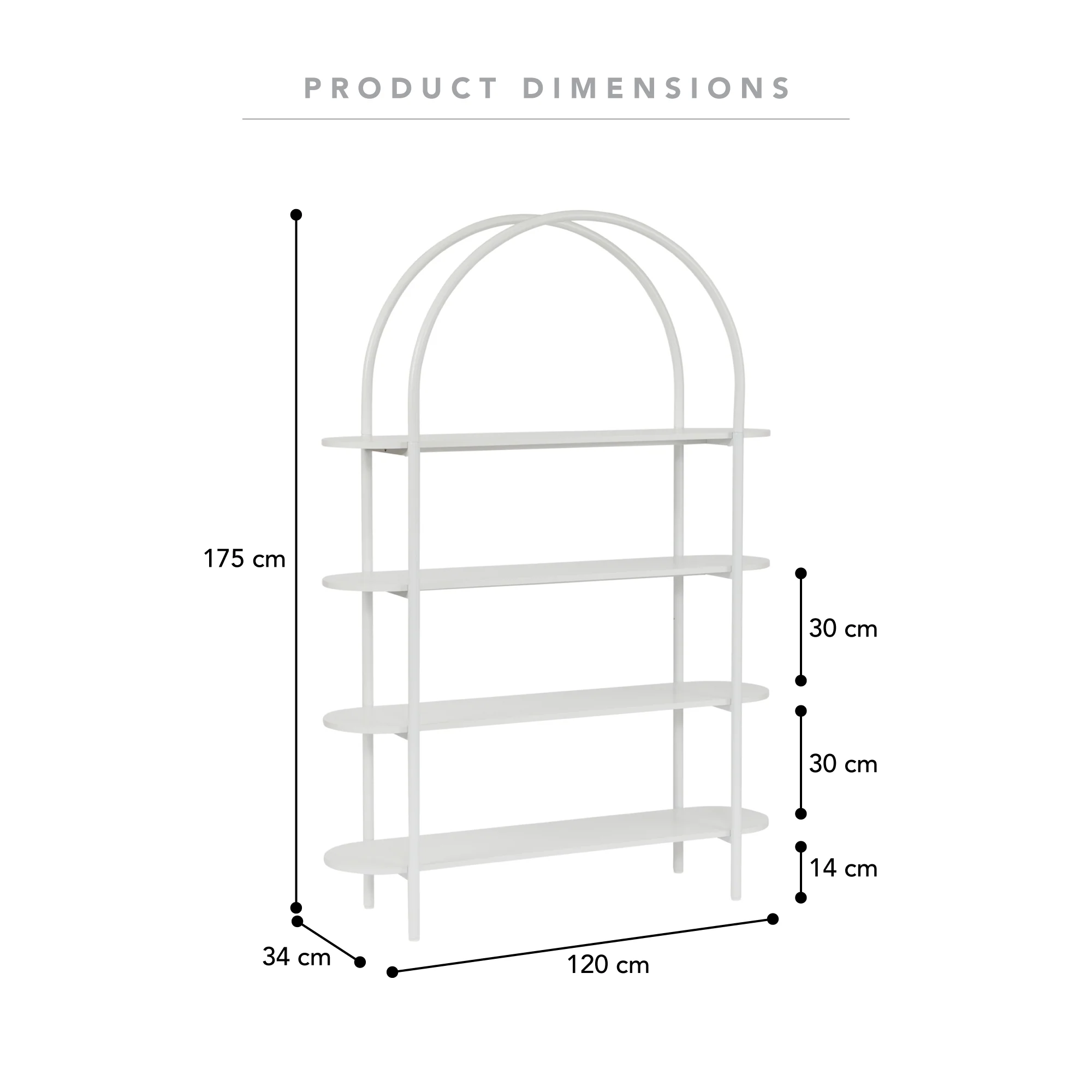 Willow Shelving White - Image 3
