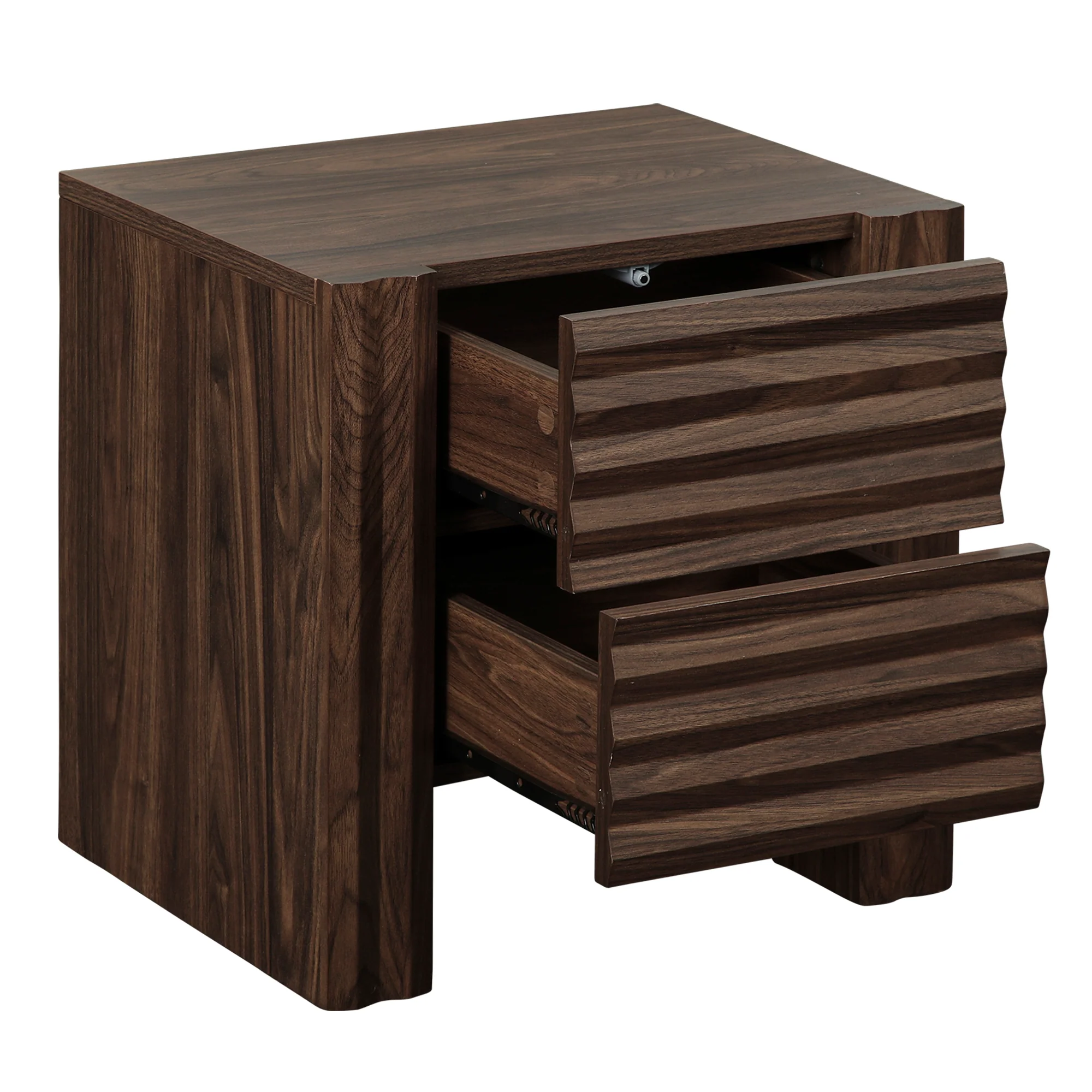Wilson Bedside Table Walnut - Image 12