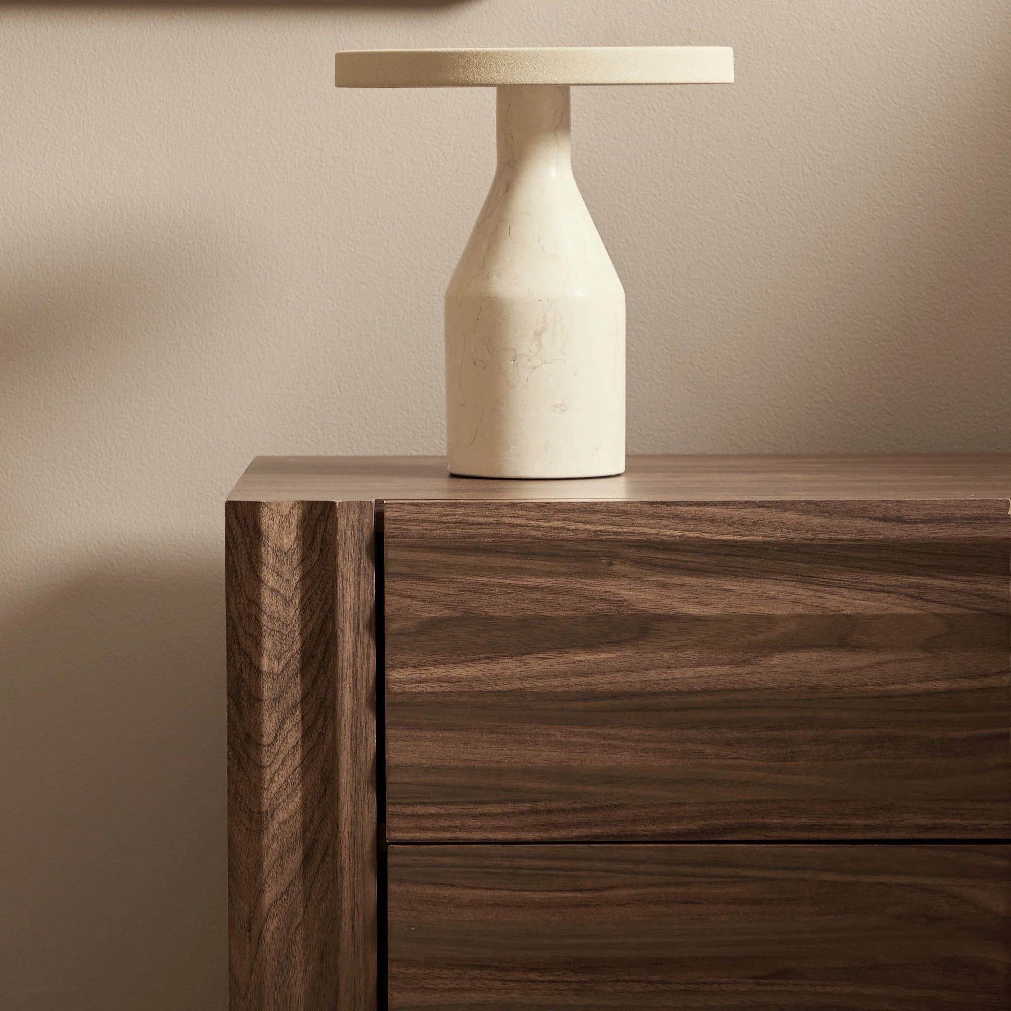 Wilson Bedside Table Walnut - Image 4