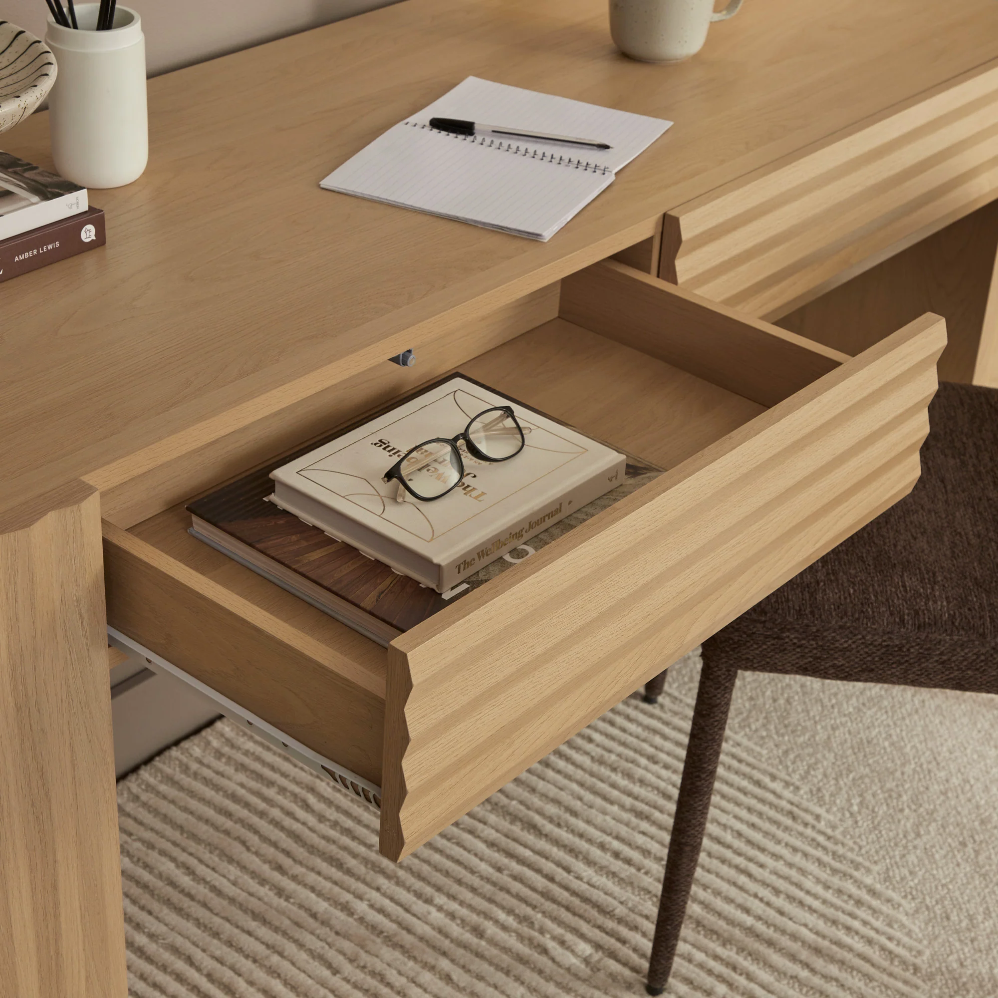 Wilson Desk Oak - Image 6