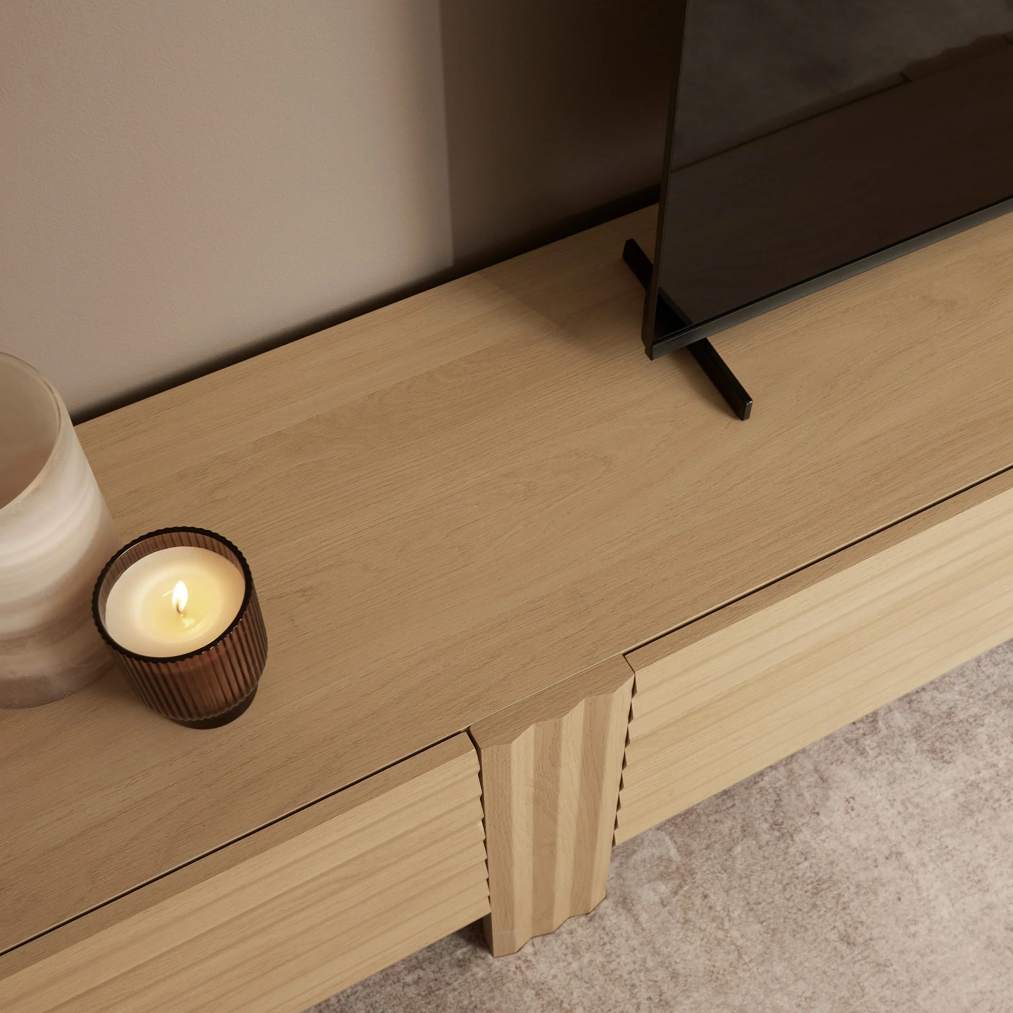 Wilson Entertainment Unit Oak (160cm) - Image 8