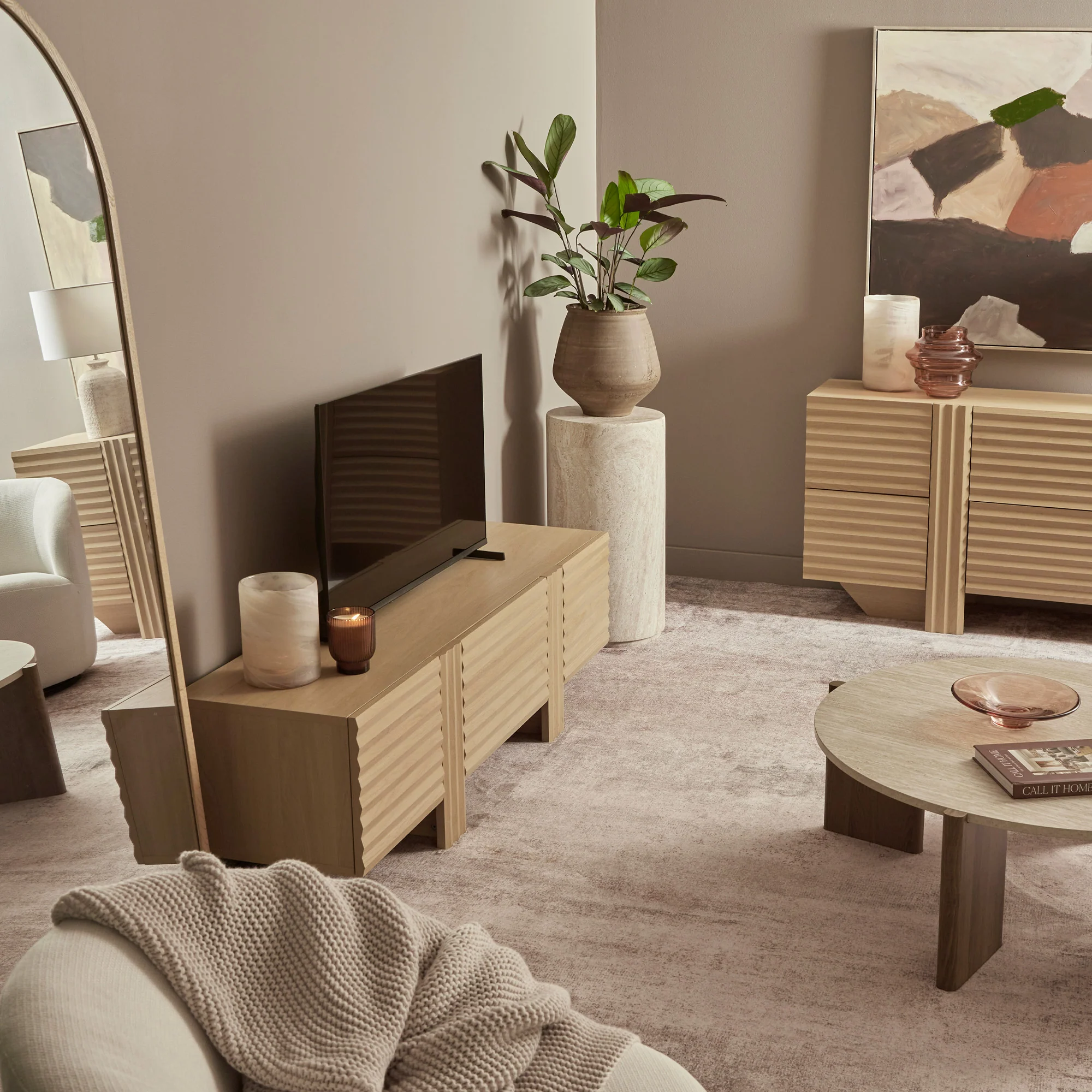 Wilson Entertainment Unit Oak (160cm) - Image 9