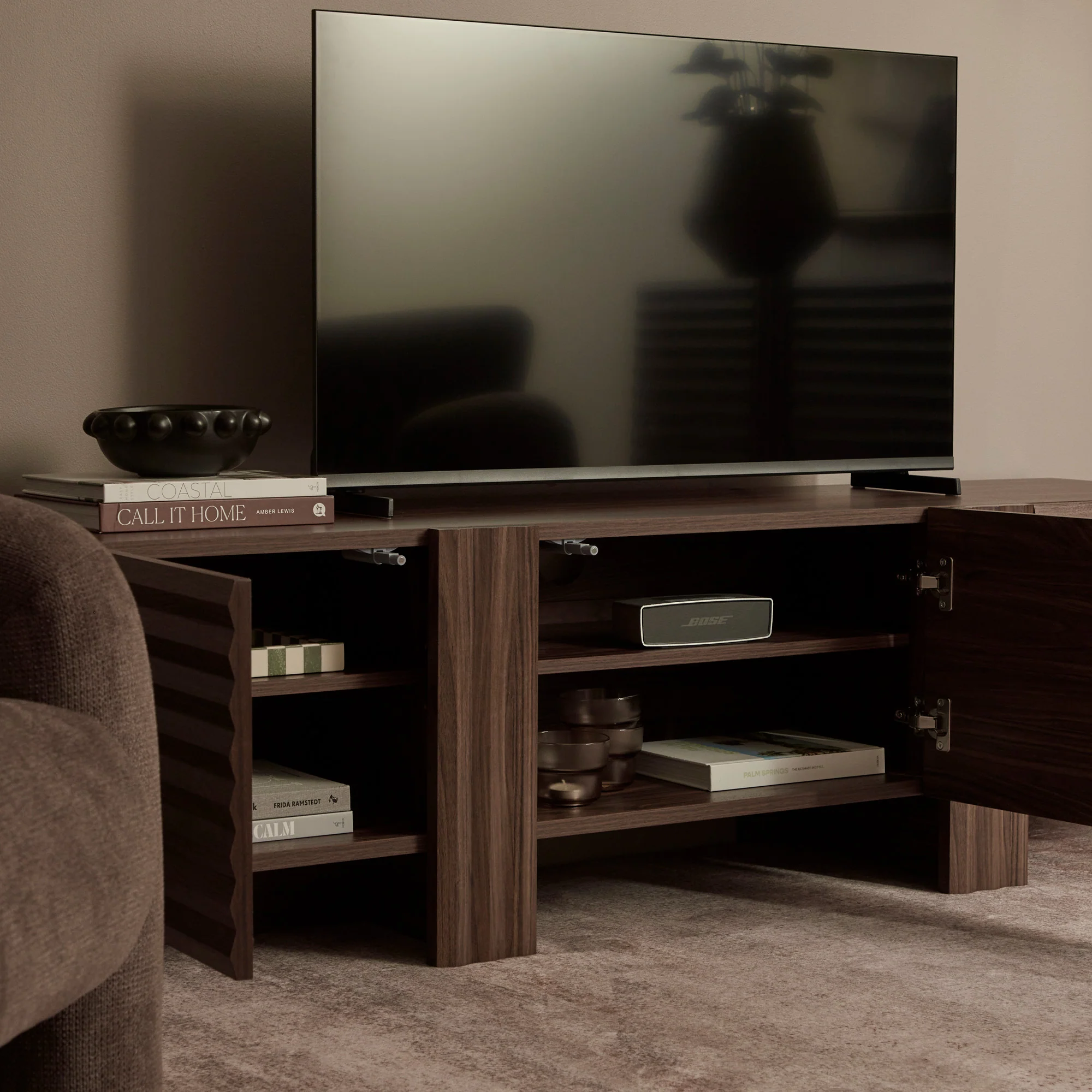 Wilson Entertainment Unit Walnut (160cm) - Image 6