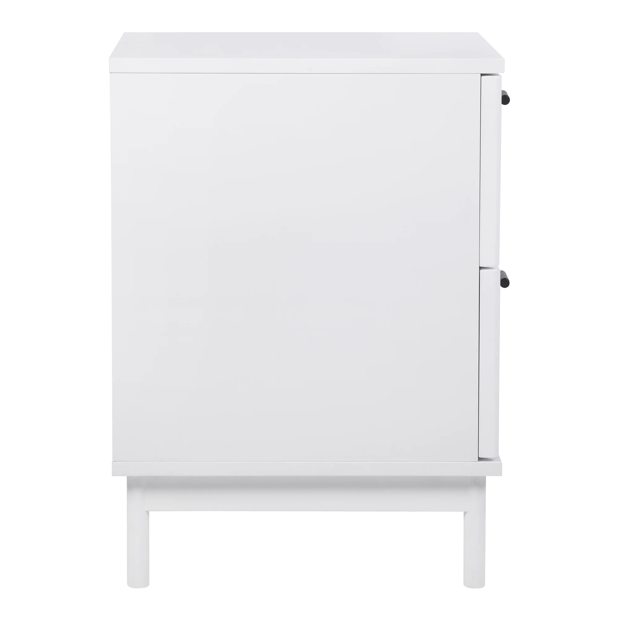 Winnie Ripple 2 Drawer Bedside Table White - Image 11