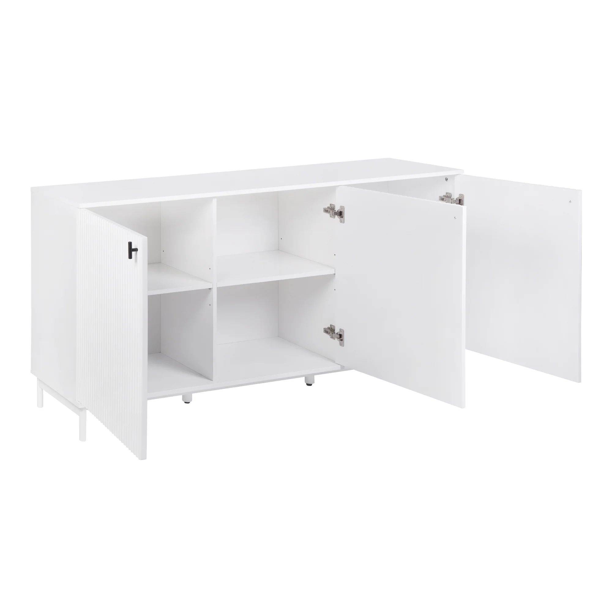 Winnie Ripple 3 Door Buffet White (160cm) - Image 11