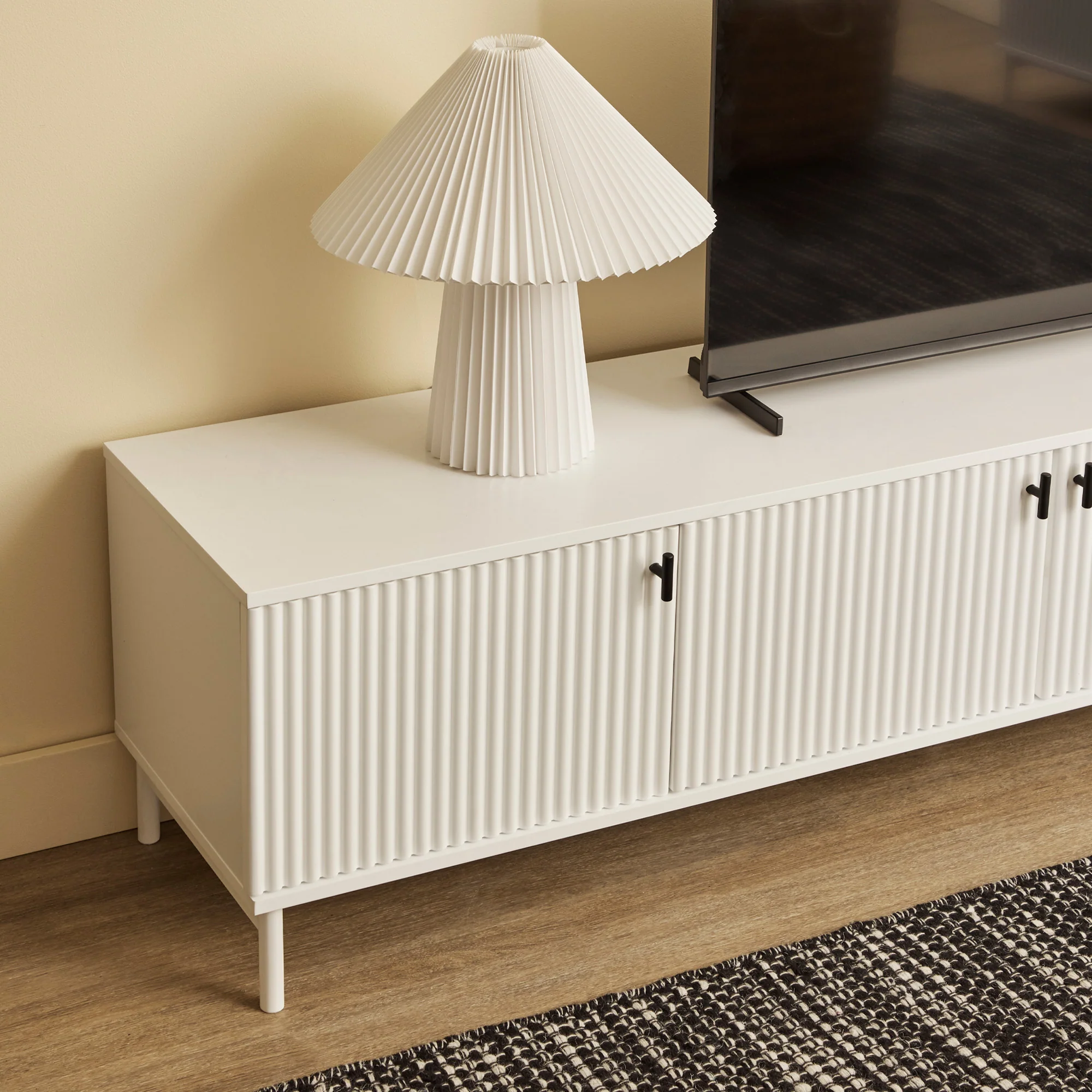 Winnie Ripple Entertainment Unit White (180cm) - Image 9