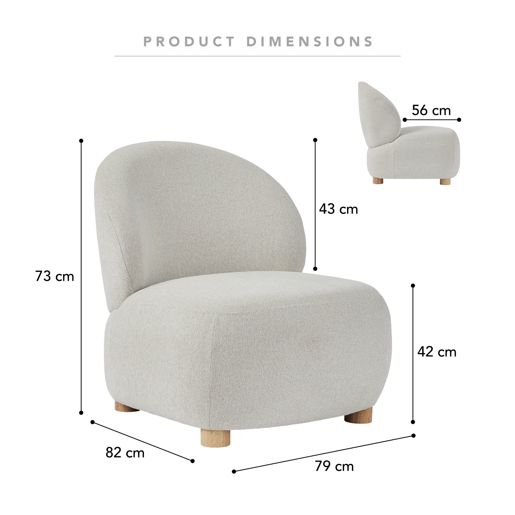 Wynn Accent Chair Cream - Image 3