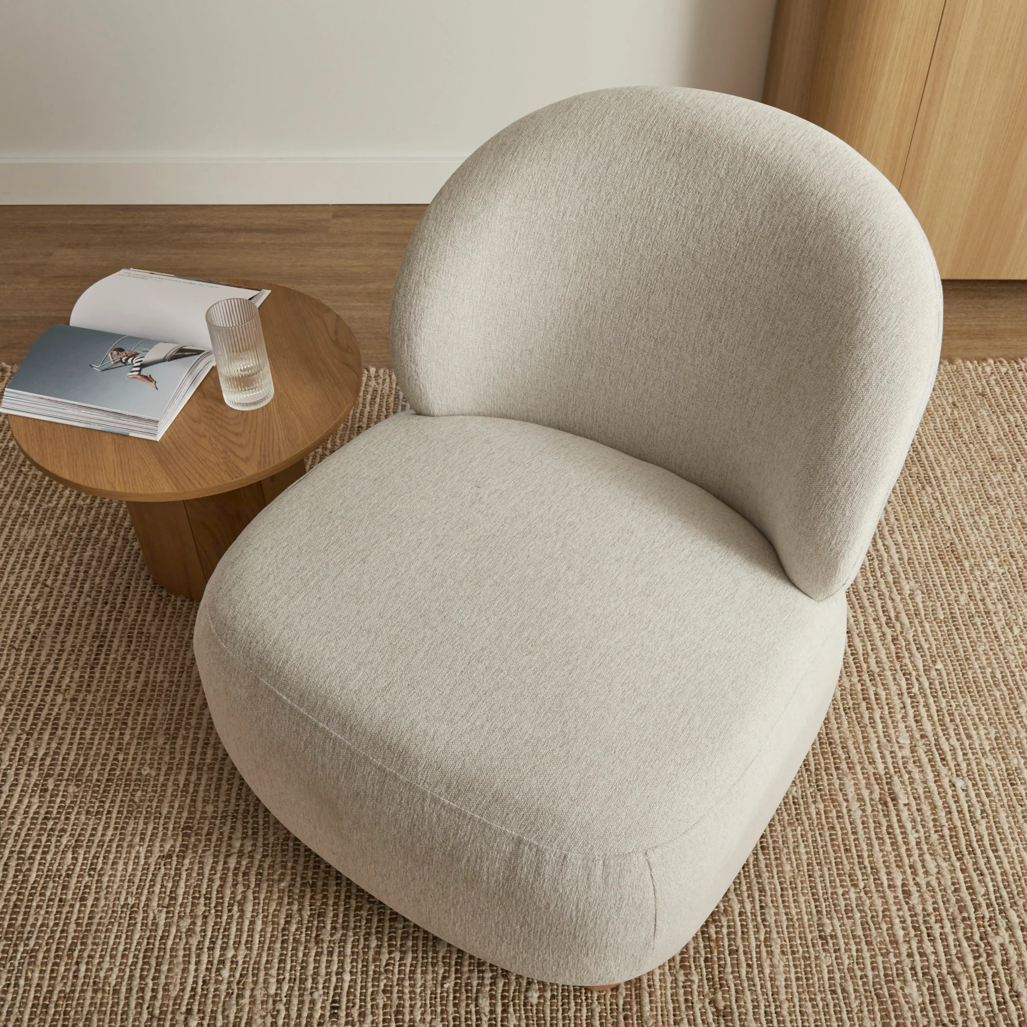 Wynn Accent Chair Cream - Image 6