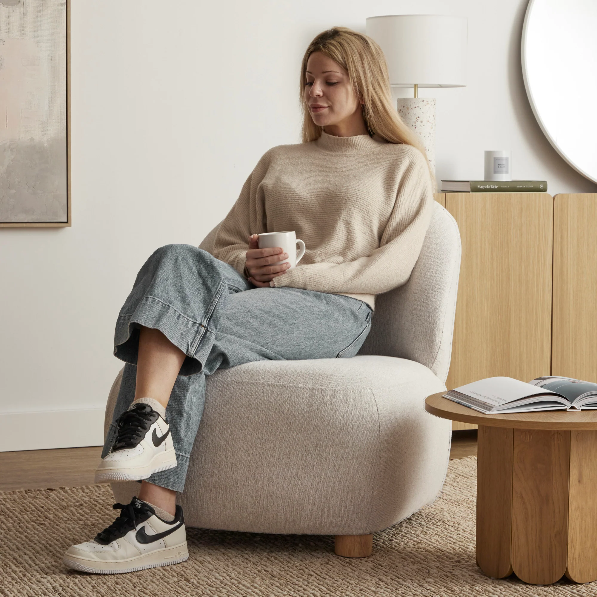Wynn Accent Chair Cream - Image 7