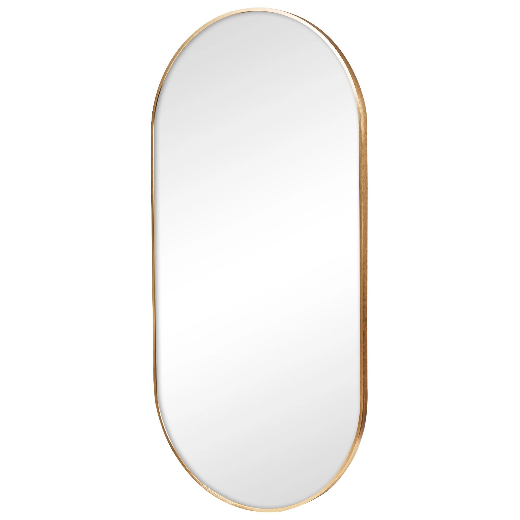 Zoe 120cm Oval Mirror Gold - Image 5