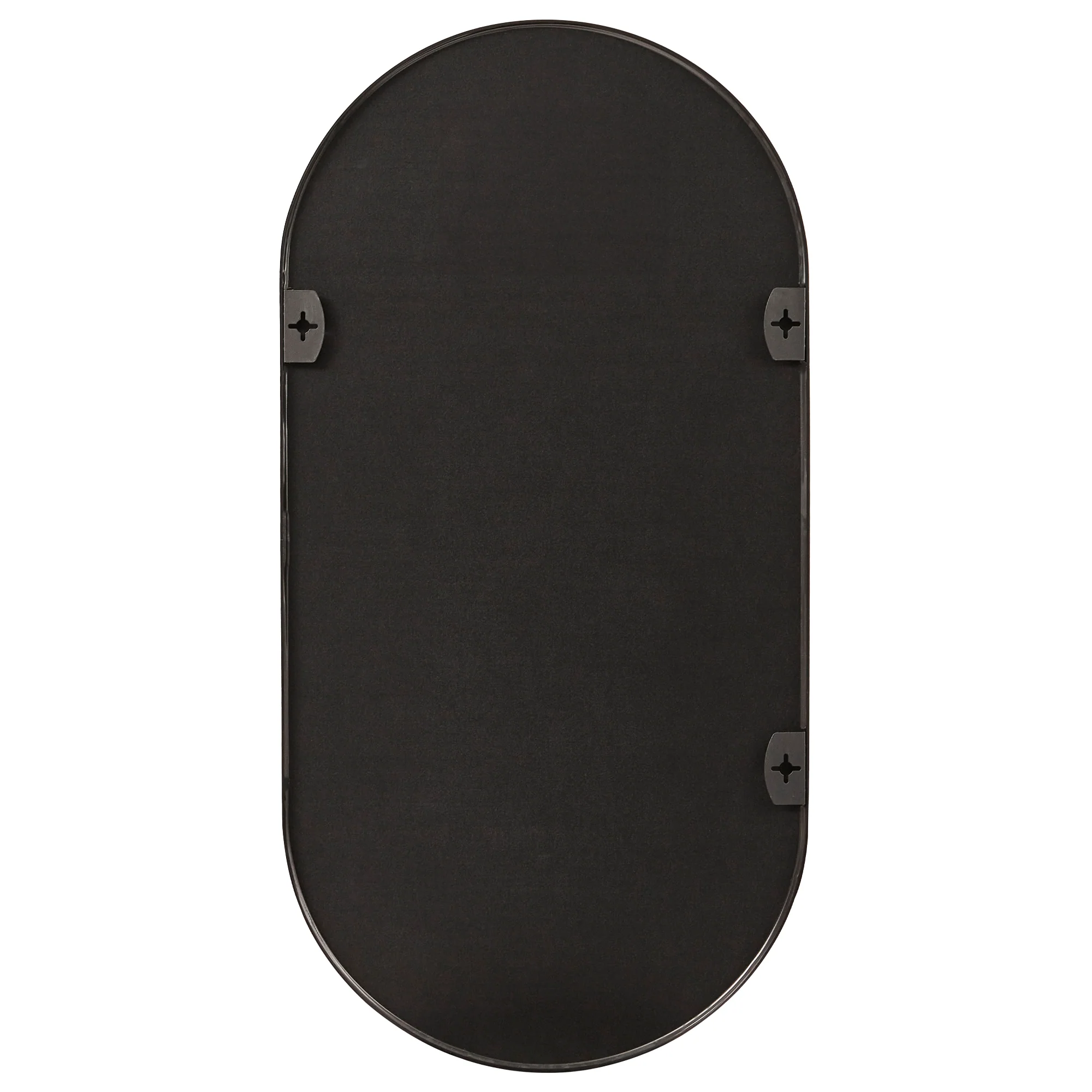 Zoe 120cm Oval Mirror Black - Image 10