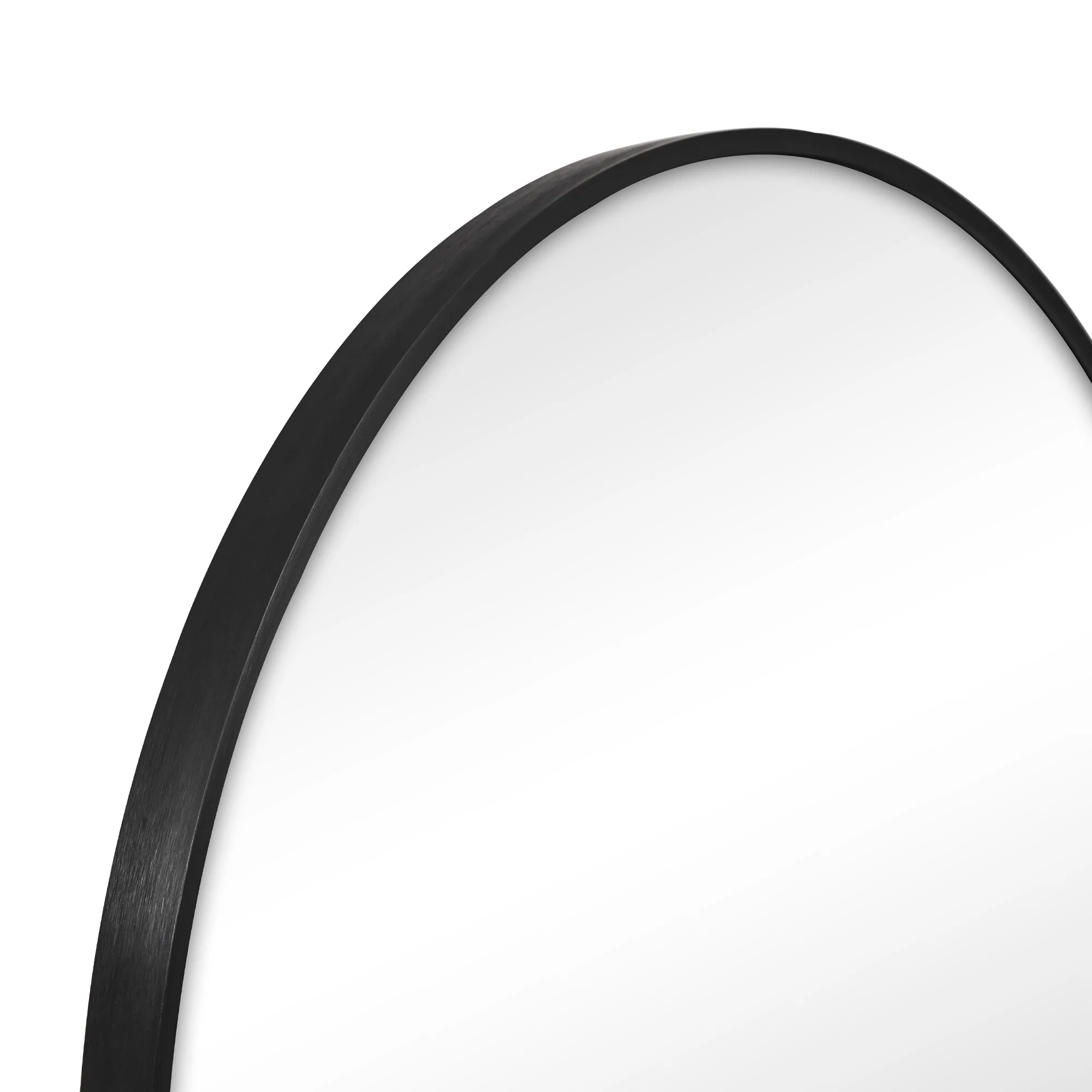 Zoe 120cm Oval Mirror Black - Image 6