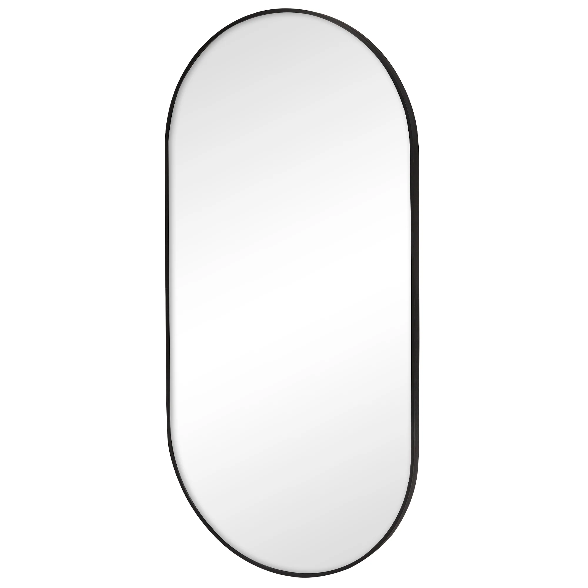 Zoe 120cm Oval Mirror Black - Image 8