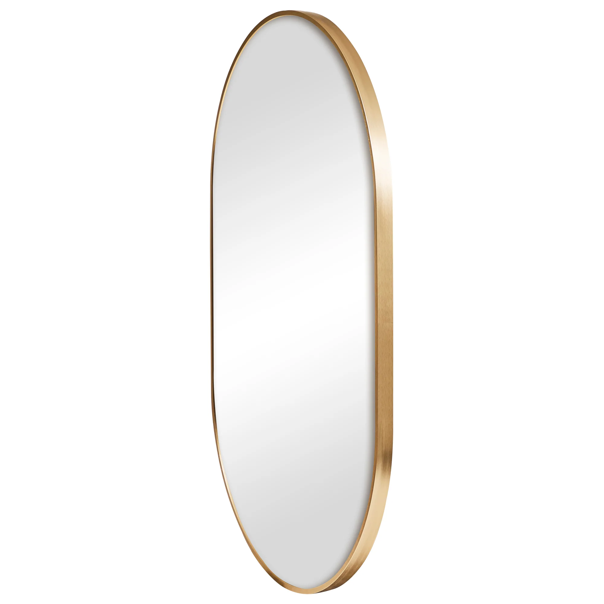 Zoe 90cm Oval Mirror Gold - Image 8