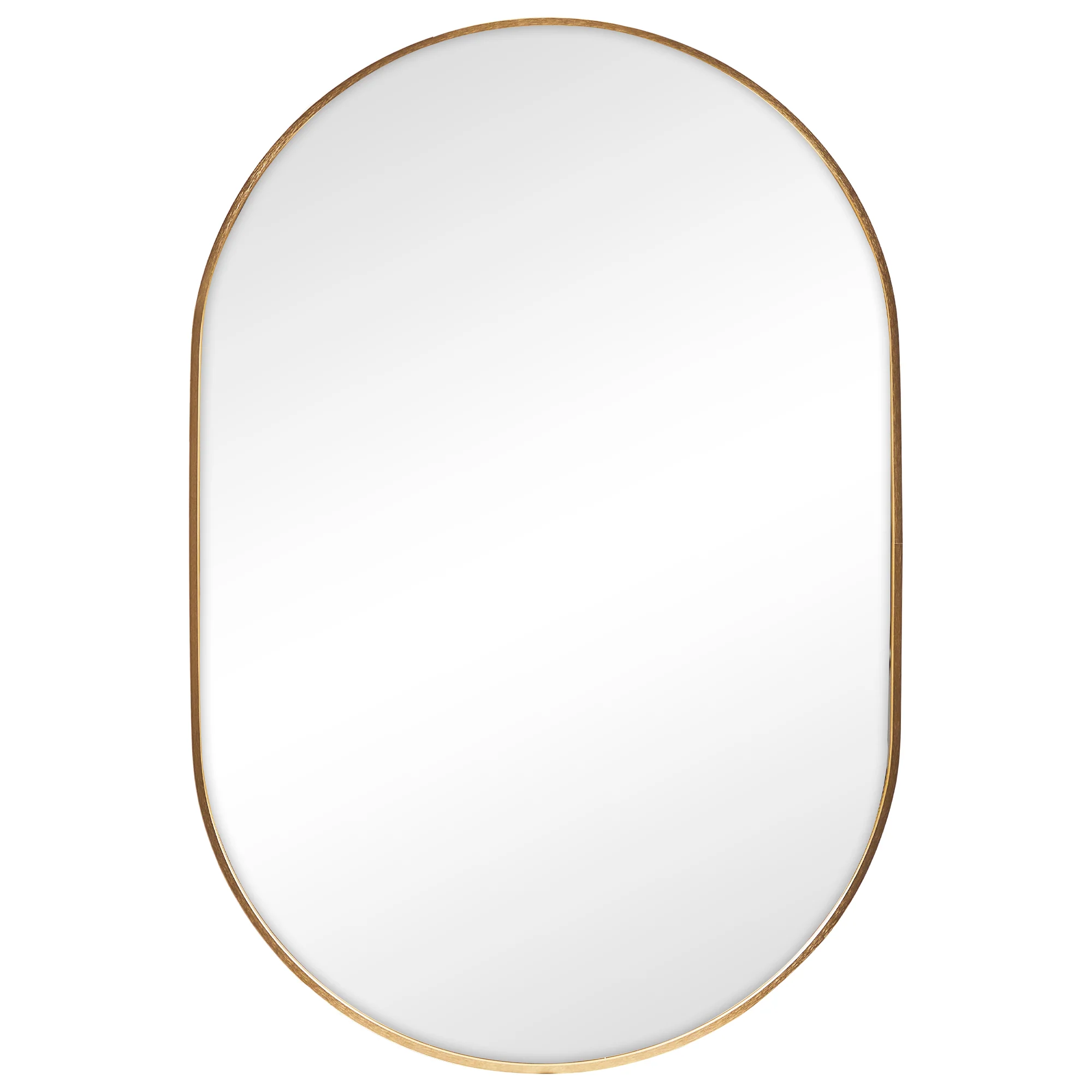 Zoe 90cm Oval Mirror Gold - Image 2