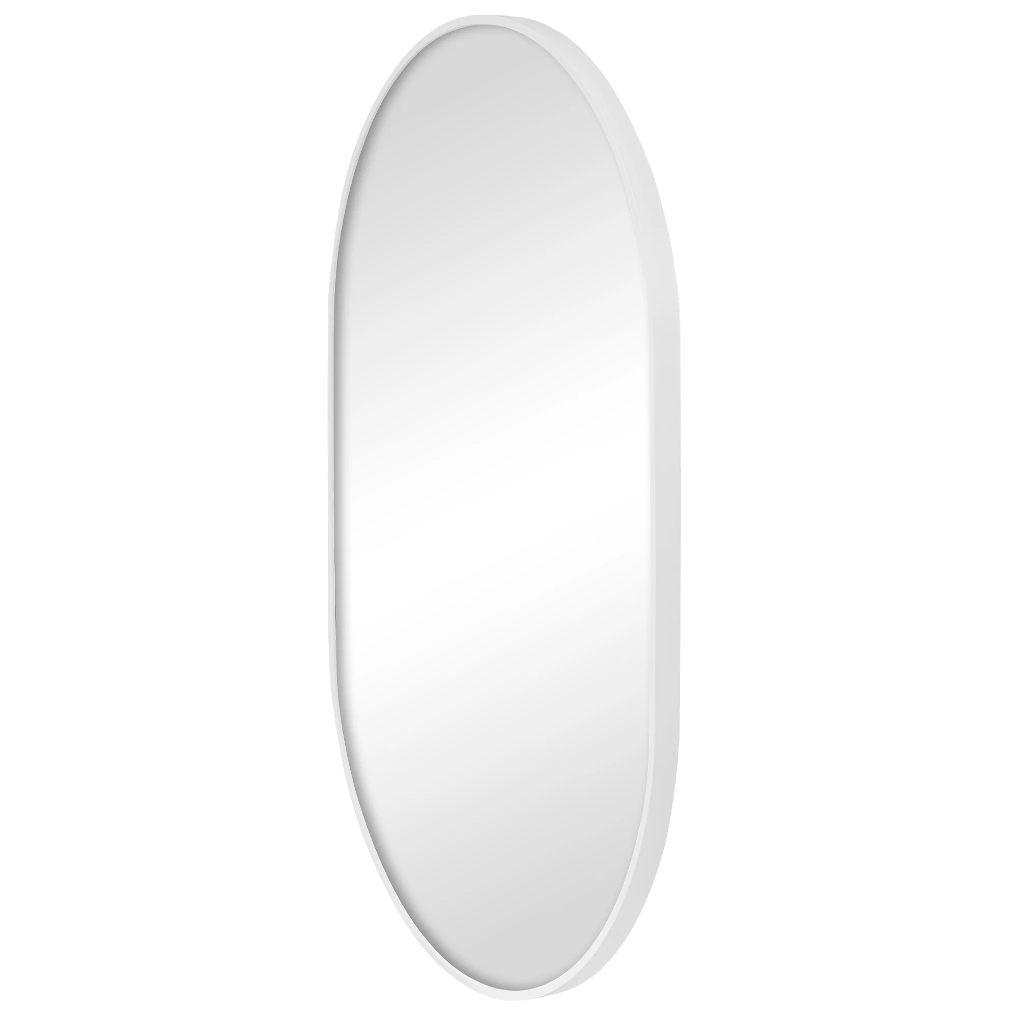 Zoe 90cm Oval Mirror White - Image 6