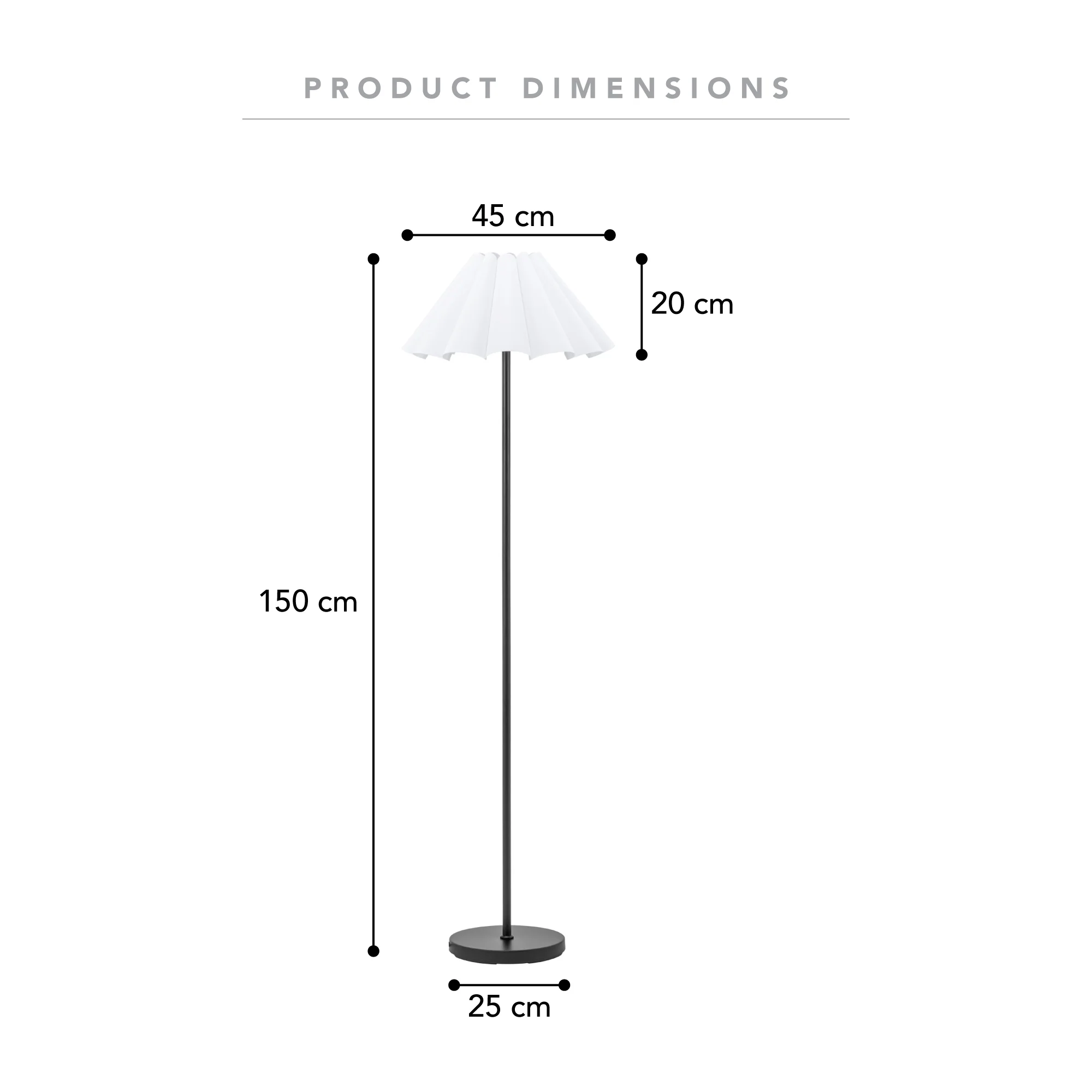 Zola Floor Lamp Black - Image 3