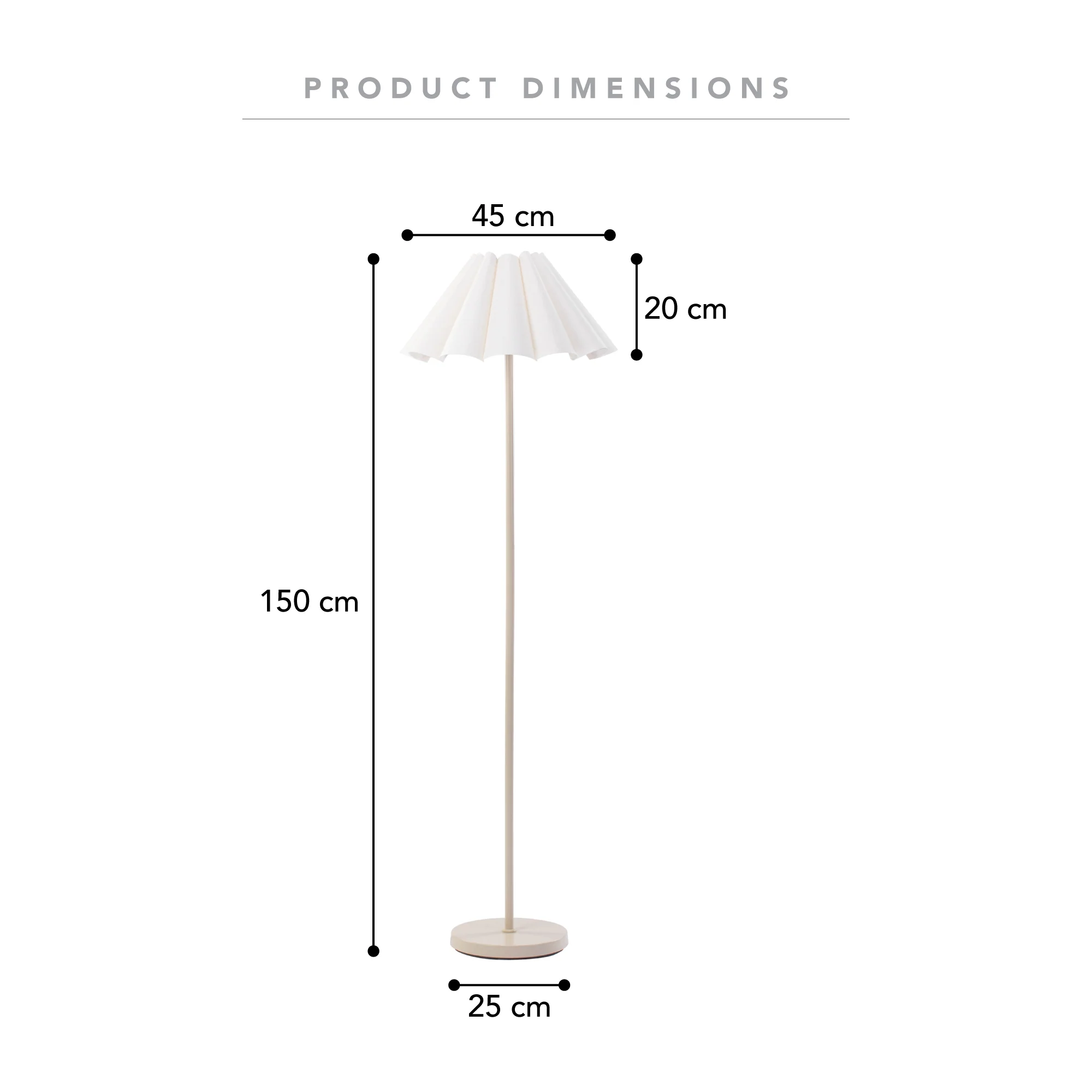 Zola Floor Lamp Cloud - Image 3