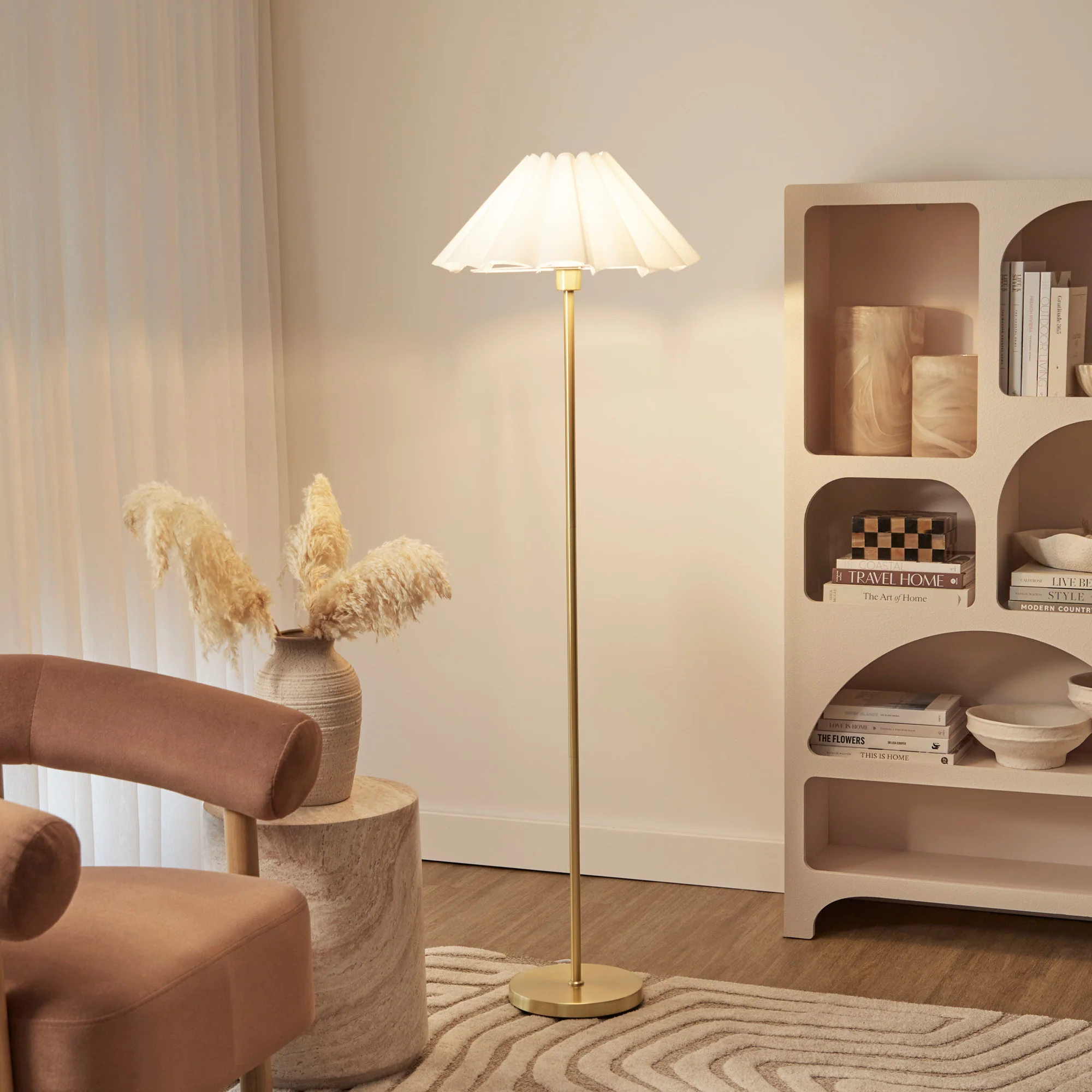 Zola Floor Lamp Gold - Image 4