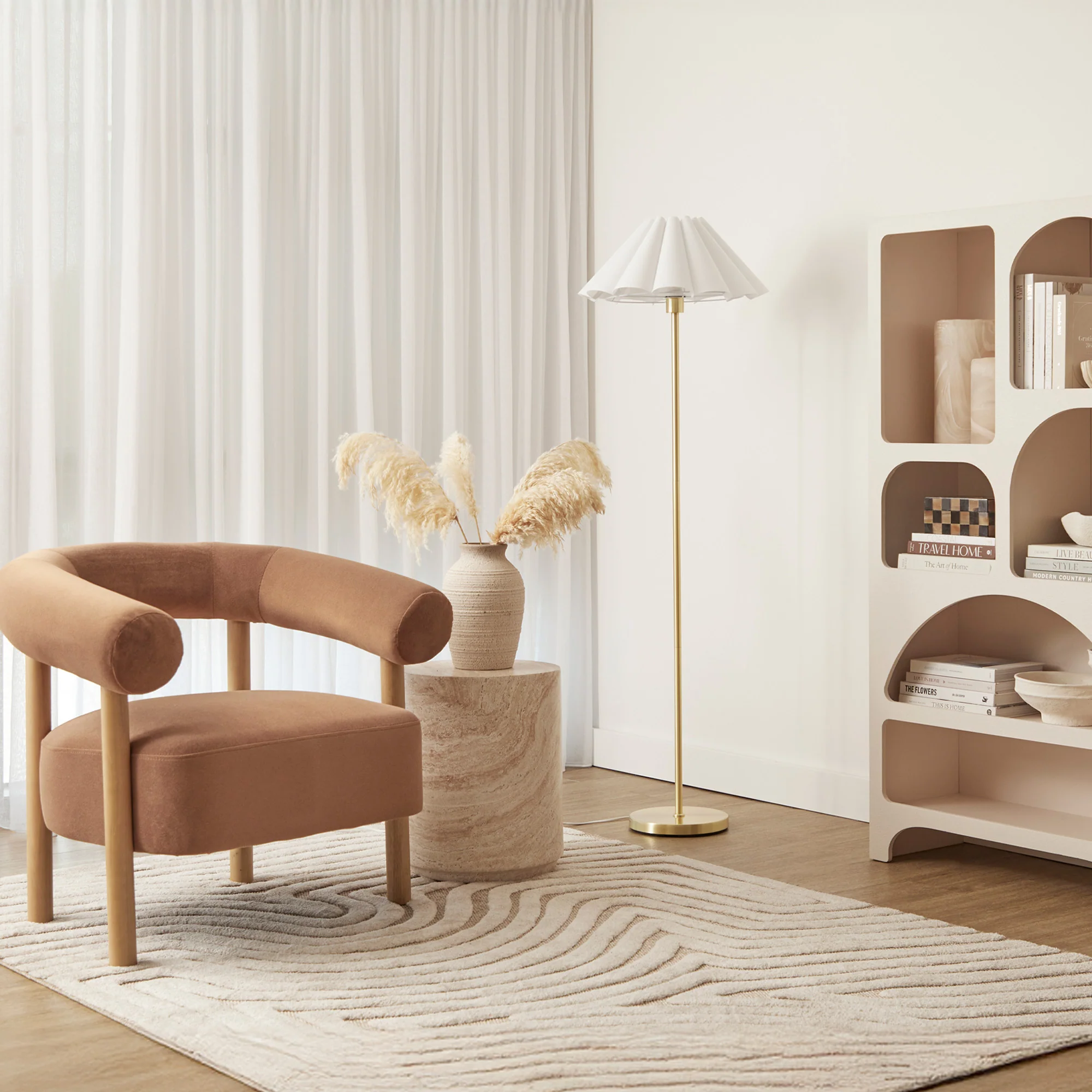 Zola Floor Lamp Gold - Image 8