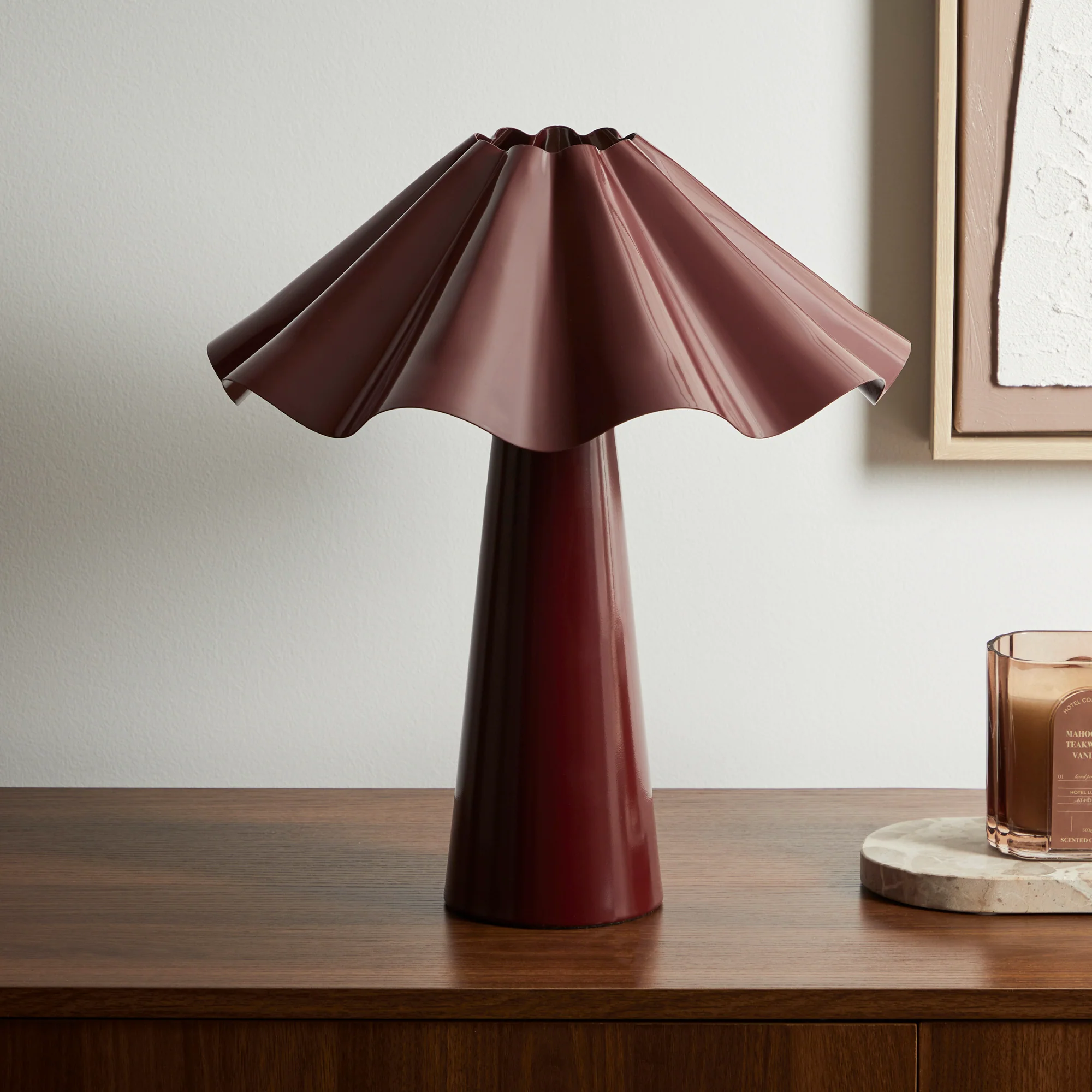 Zola Table Lamp Cabernet - Image 2