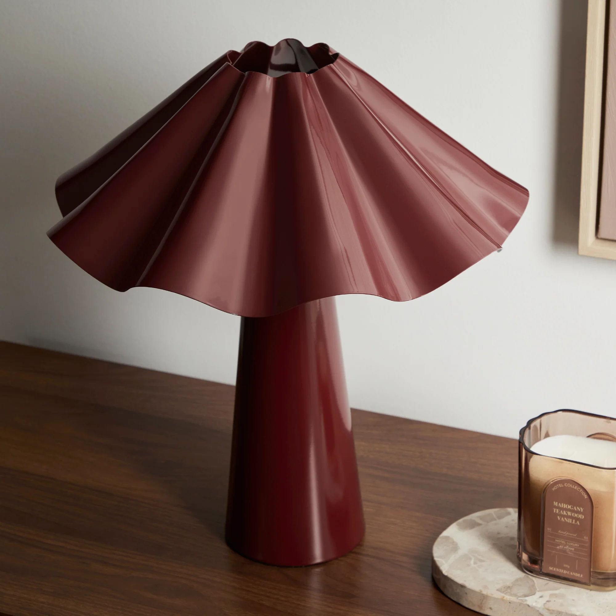 Zola Table Lamp Cabernet - Image 5