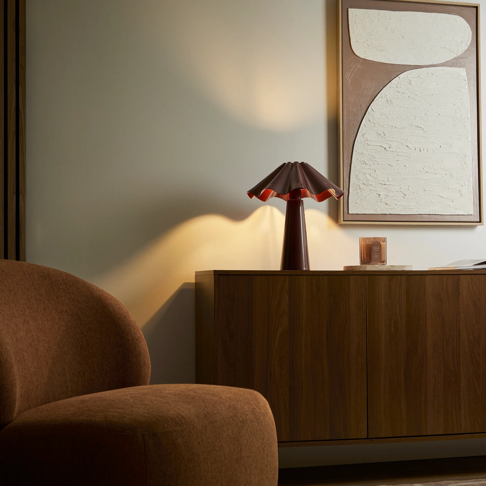 Zola Table Lamp Cabernet - Image 6