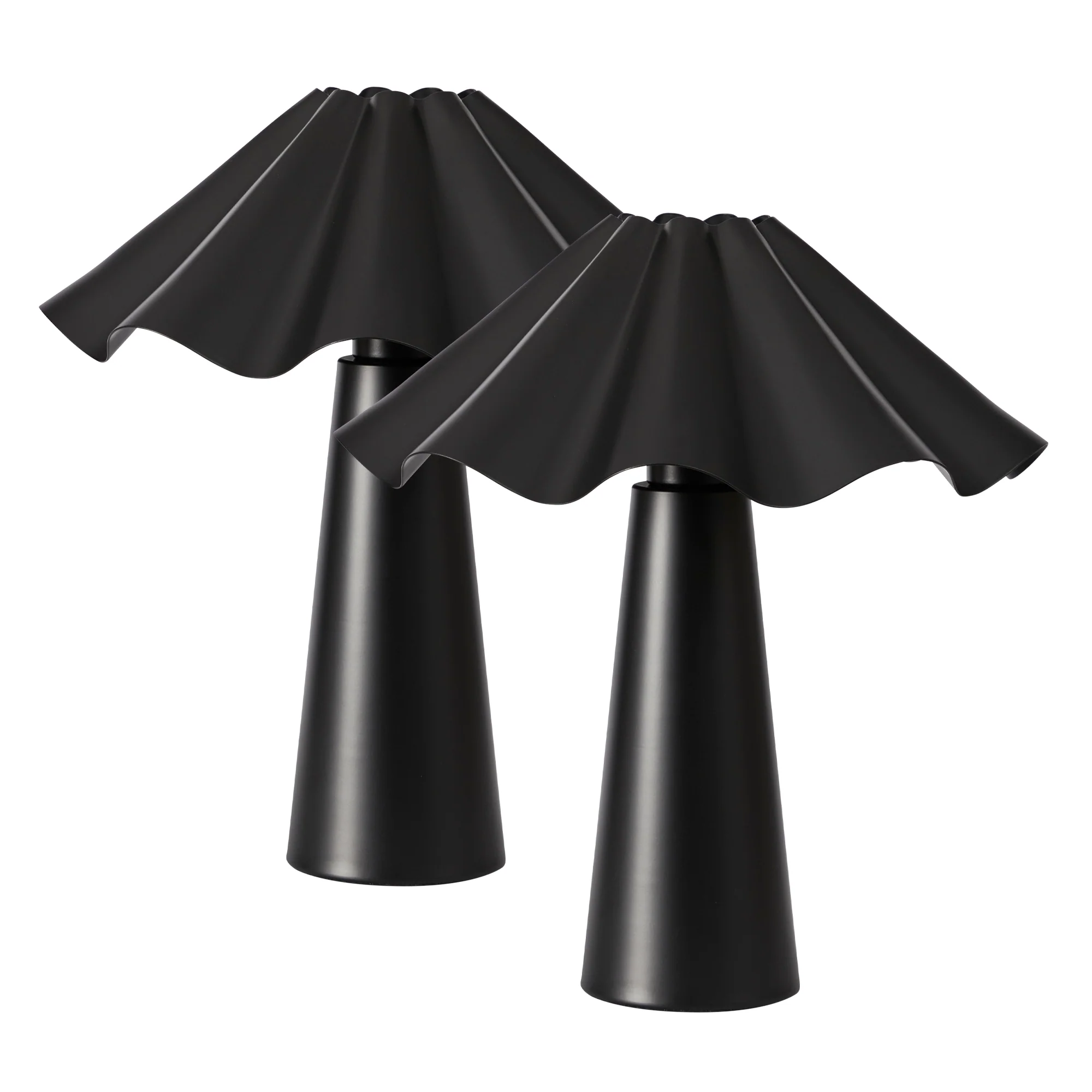 Zola Table Lamp Matte Black (Set of 2)