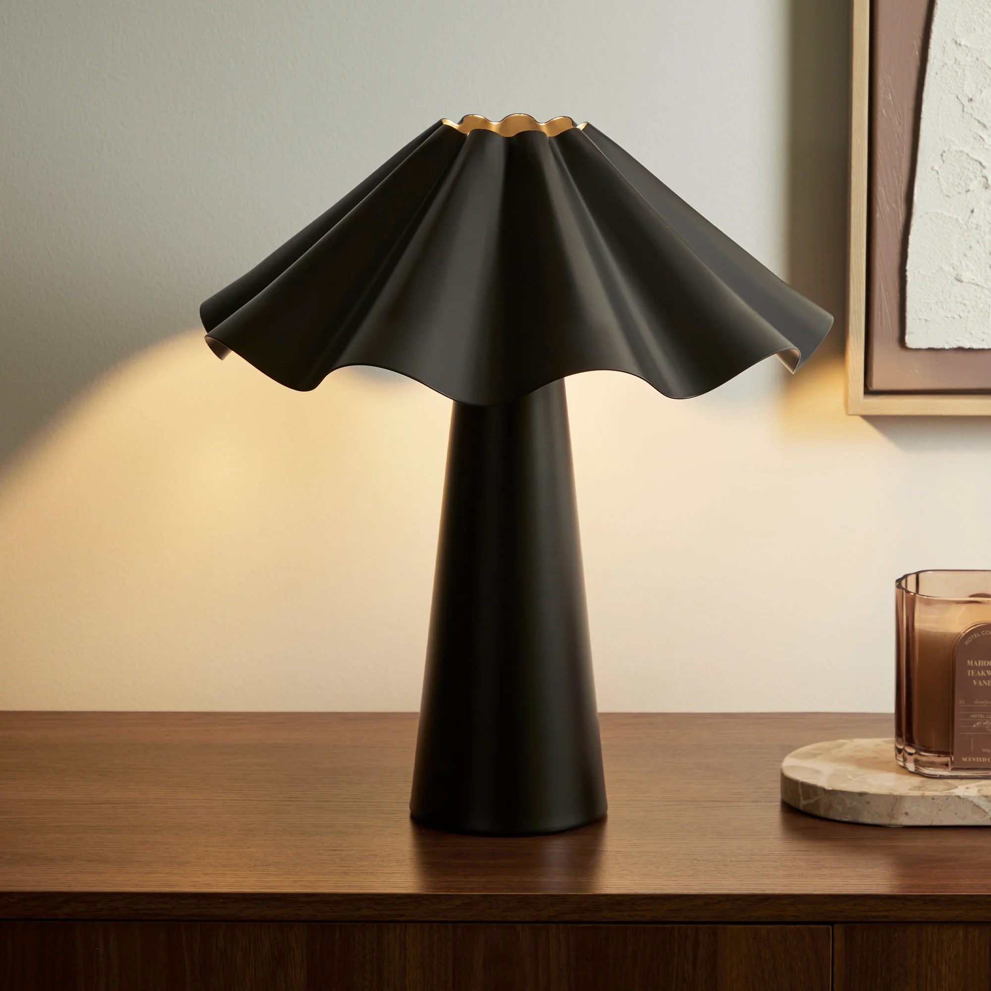 Zola Table Lamp Matte Black - Image 4