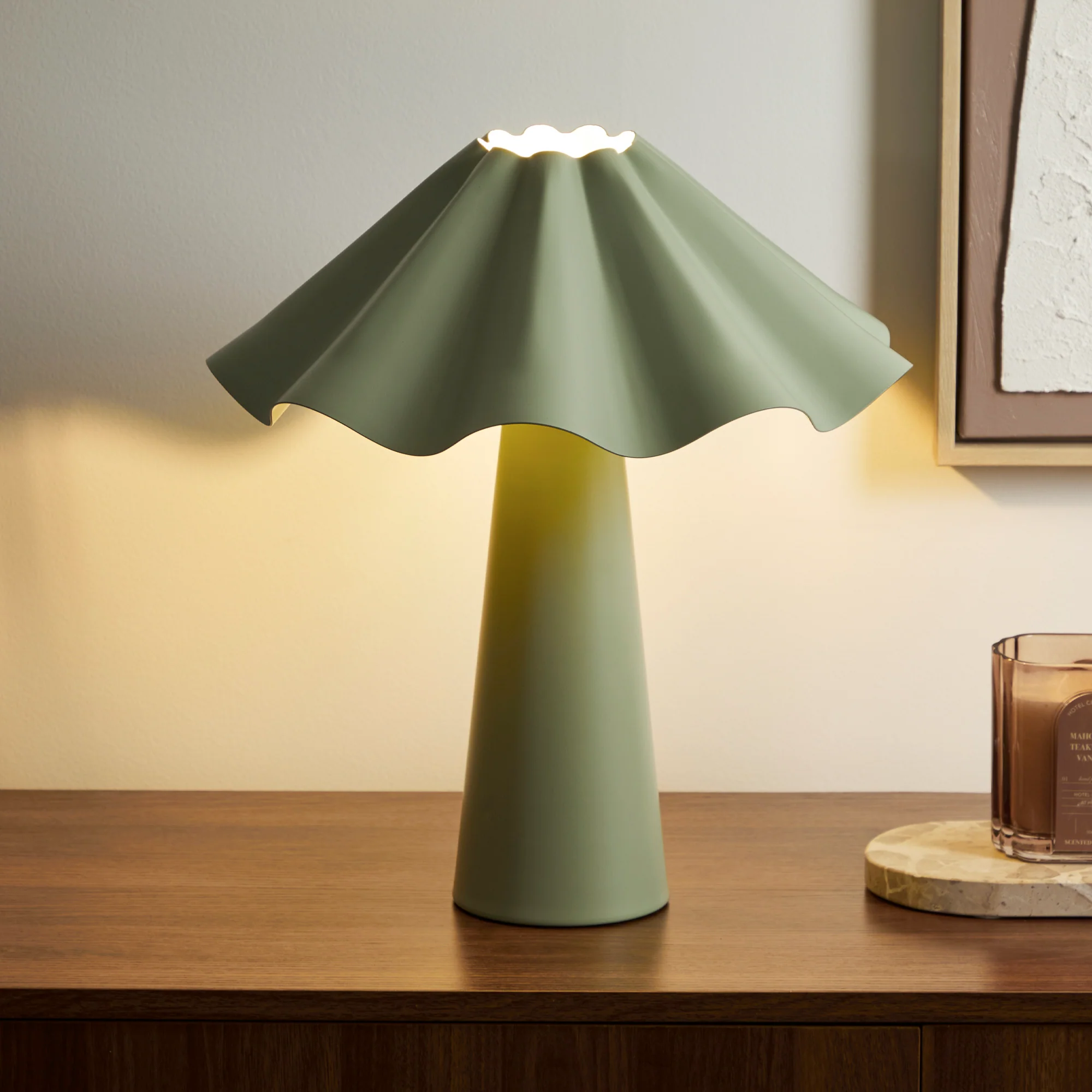 Zola Table Lamp Sage - Image 4