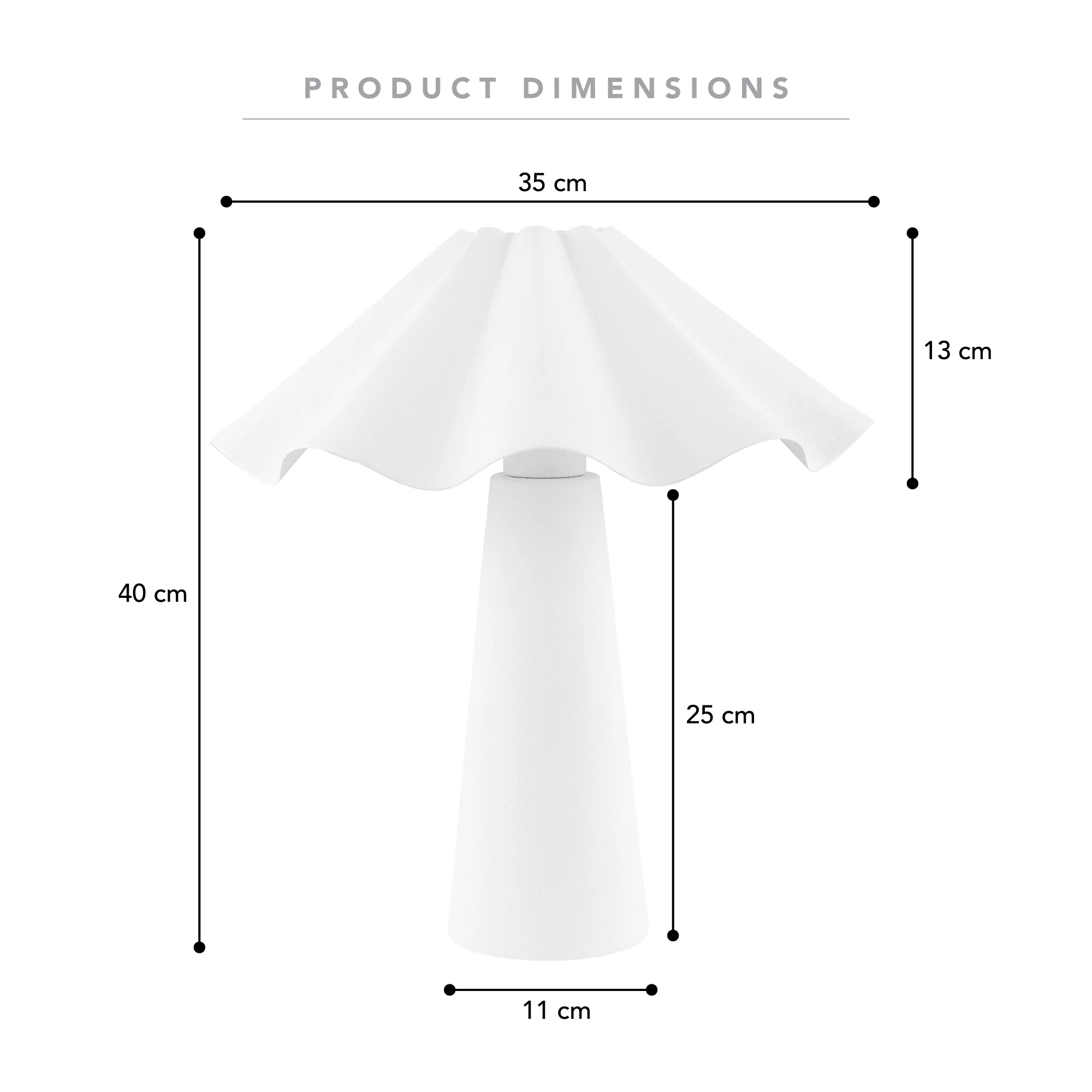 Zola Table Lamp White (Set of 2) - Image 3